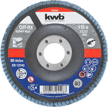 795528-300 Kwb Schleifmop 115 mm, K80