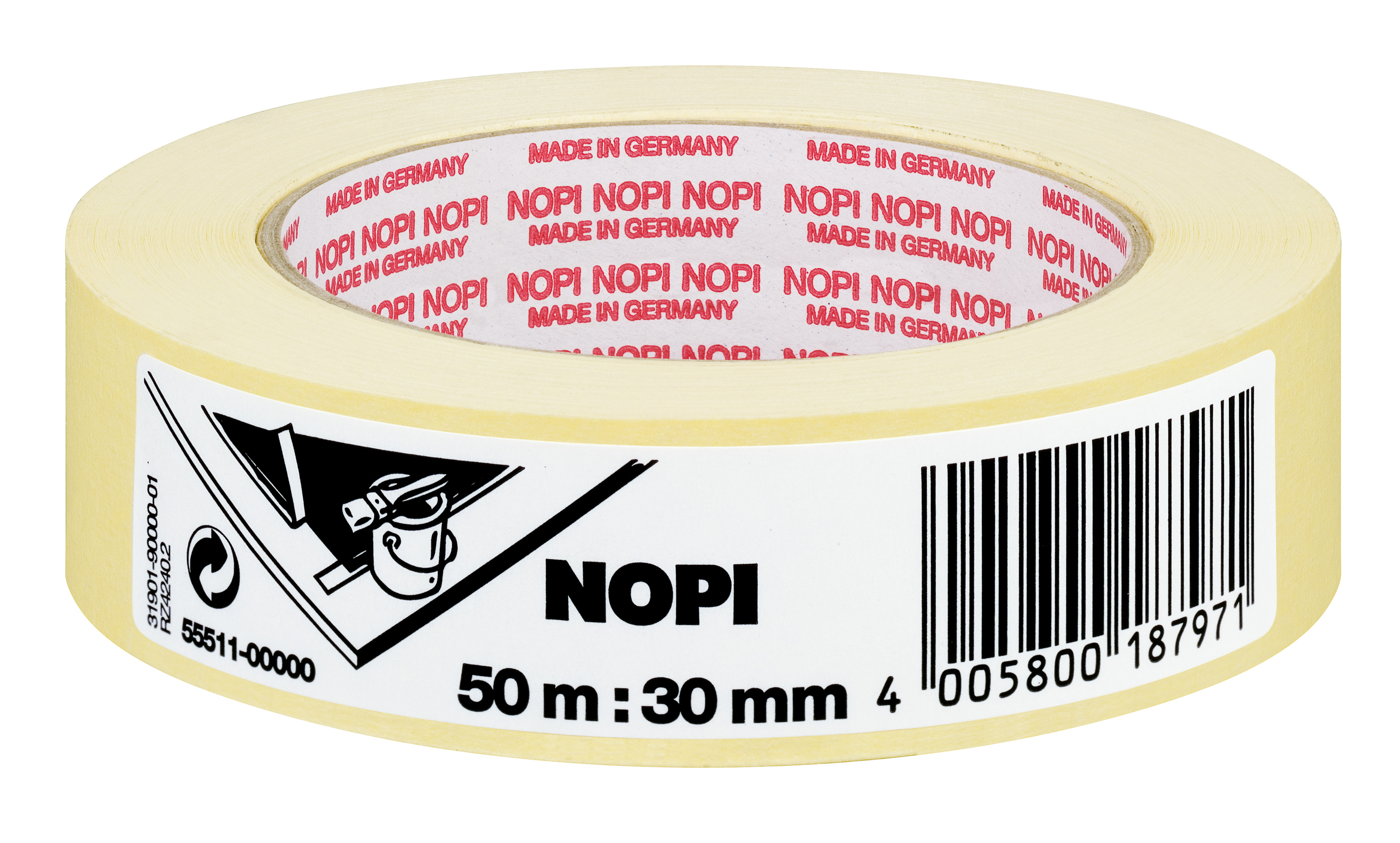 NOPI® Maler-Krepp, 50 m : 30 mm NOPI® Maler-Krepp, 50 m : 30 mm