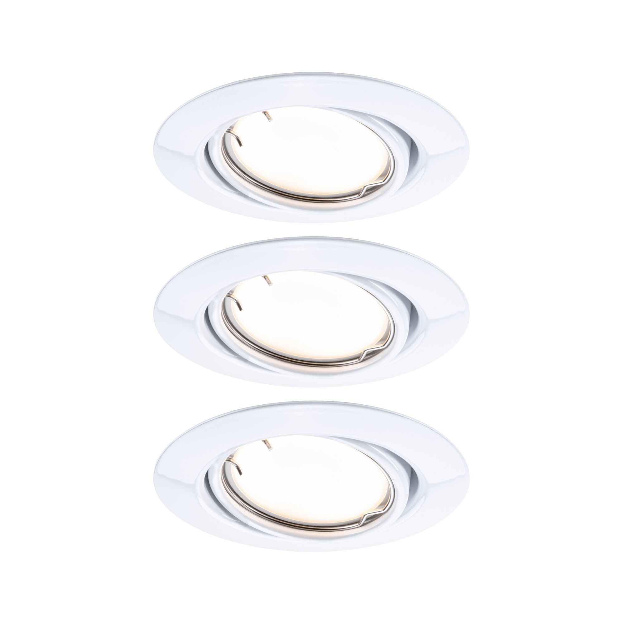Paulmann EBL Set Base Zigbee Coin Dimmbar schwenkbar, 3x430lm, 230V, Weiß