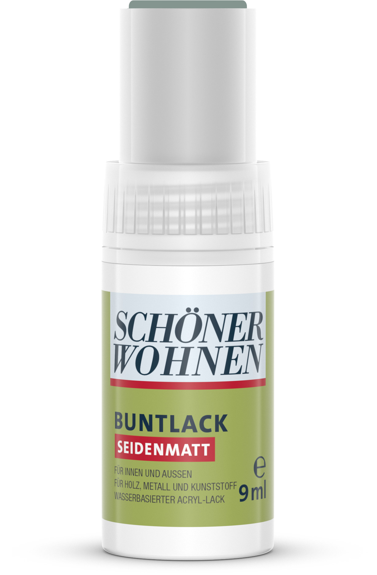 Schöner Wohnen Lackstift, seidenmatt, silbergrau