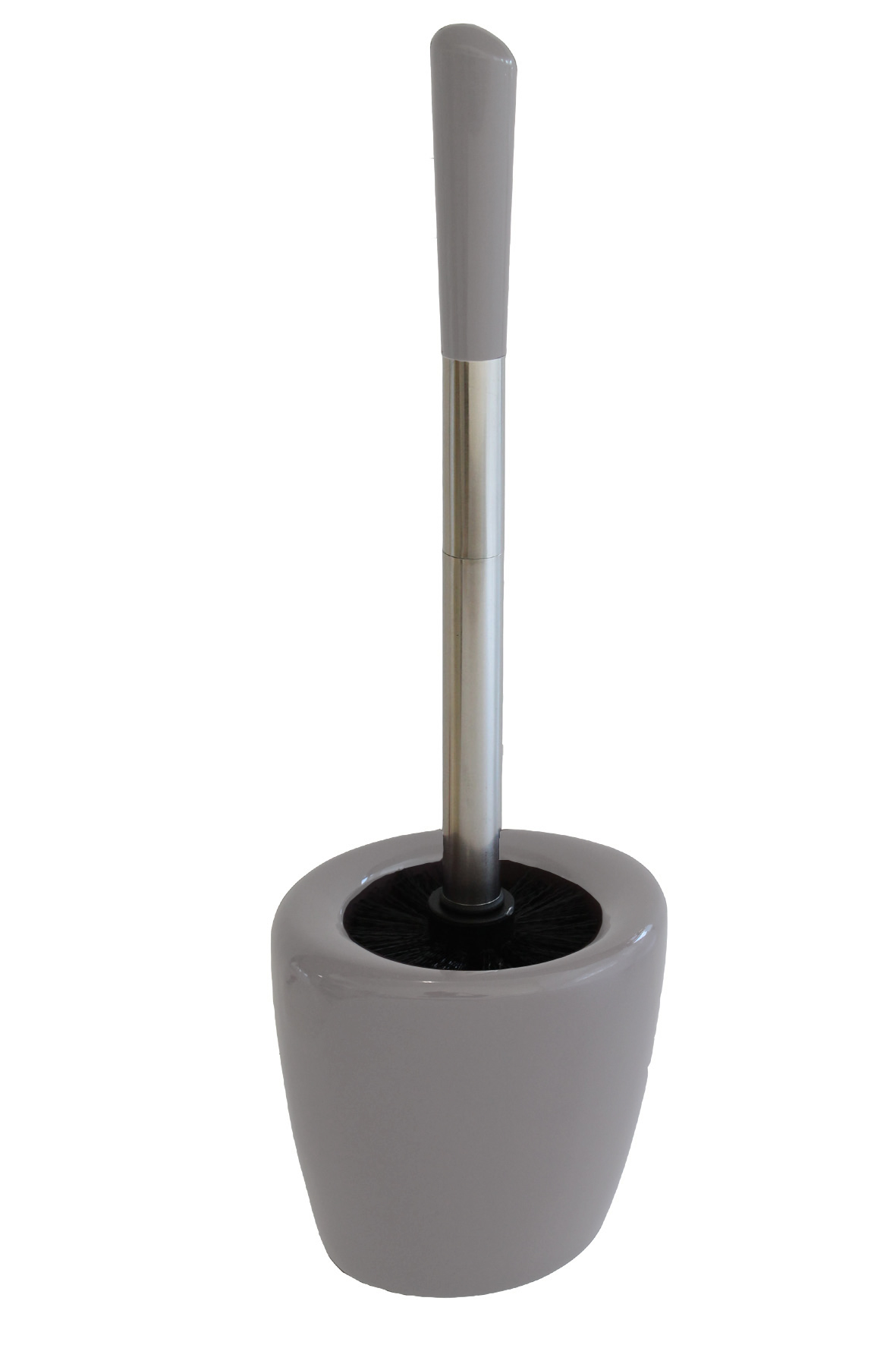 668015_206167066 BÜRSTENMANN WC GARNITUR OVAL KERAMIK HELLGRAU