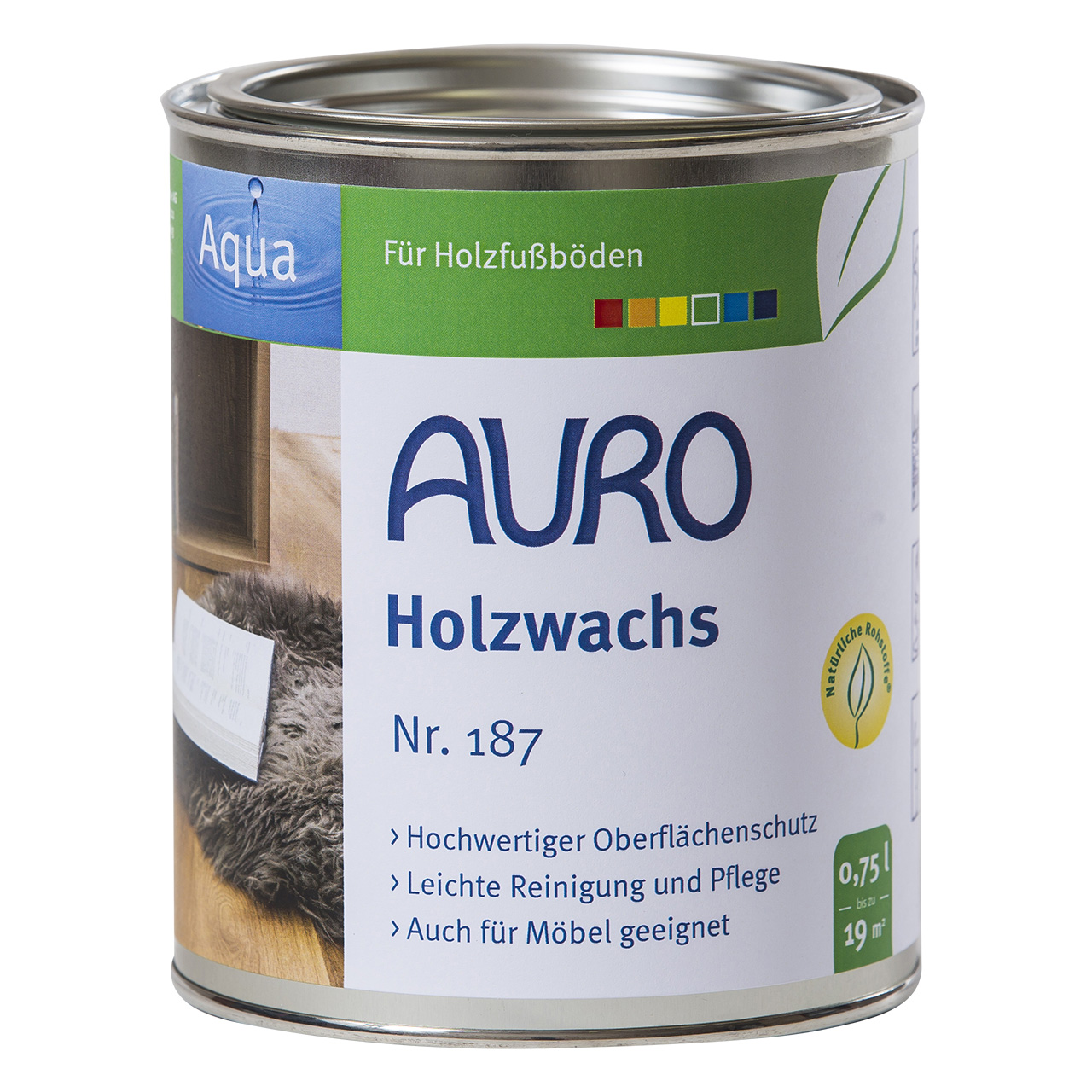 320285-AURO-Holzwachs-750ml Auro Holzwachs Nr. 187, 750ml