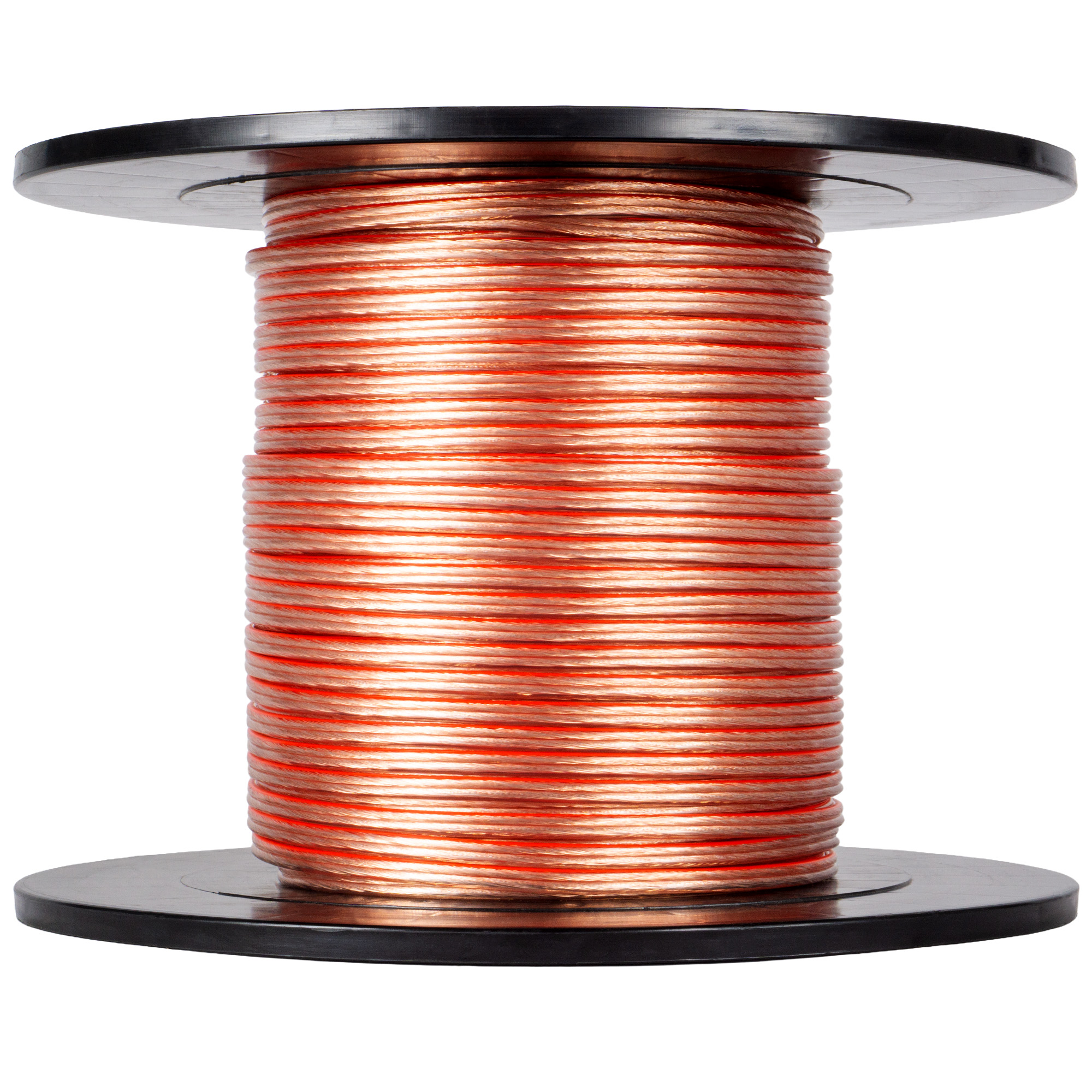 HSB Lautsprecherkabel LS-FL 2x0,75 mm² Spule 100 m, transparent (Meterware)