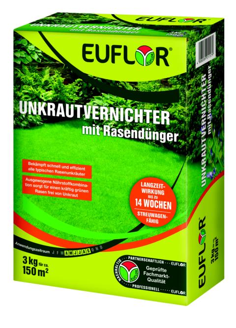 4008089011579_EUF_Unkrautvernichter_3kg_3D_20191031 UNKRAUTVERNICHTER MIT RASENDÜNGER 3KG