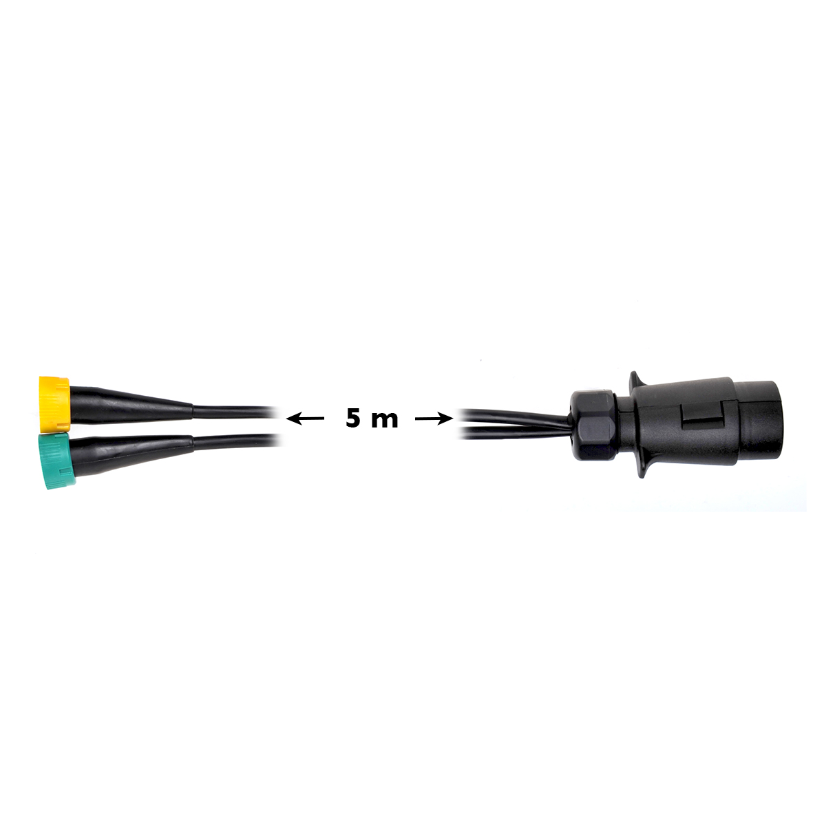 ProPlus Kabelsatz 5M mit Stecker 7-polig und 2x Steckverbinder 5-polig ProPlus Kabelsatz 5M mit Stecker 7-polig und 2x Steckverbinder 5-polig