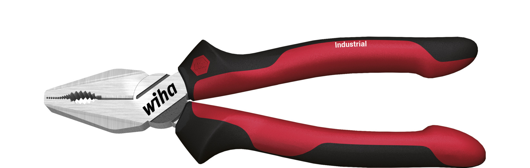 Wiha Kombizange Industrial mit DynamicJoint® und OptiGrip, in Blister, 180 mm