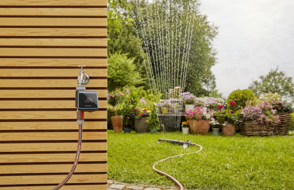 Gardena Bewässerungssteuerung Bluetooth Verbindung mit Sprinkler