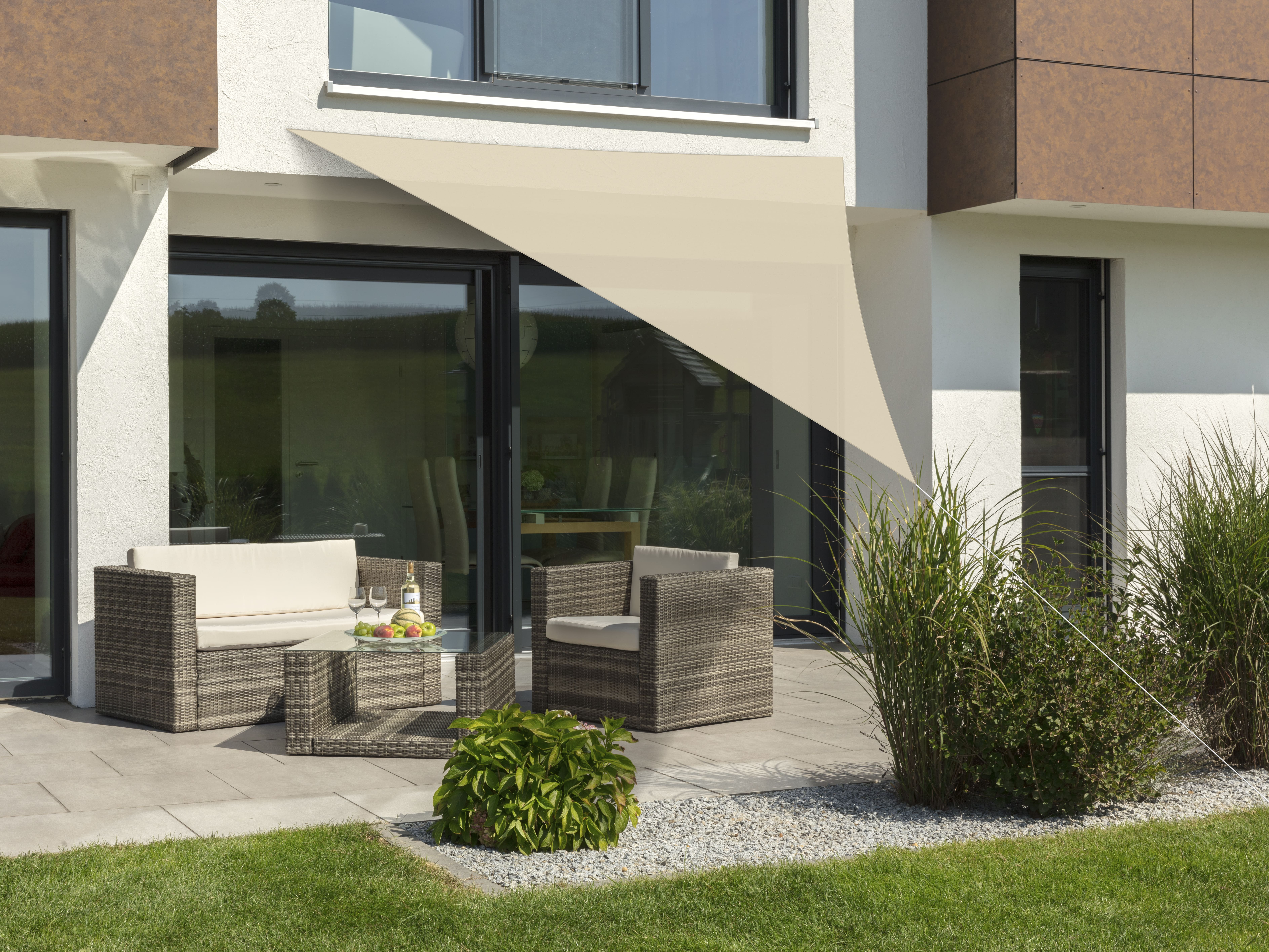 Sonnensegel Lanzarote 360X360X360cm Natur