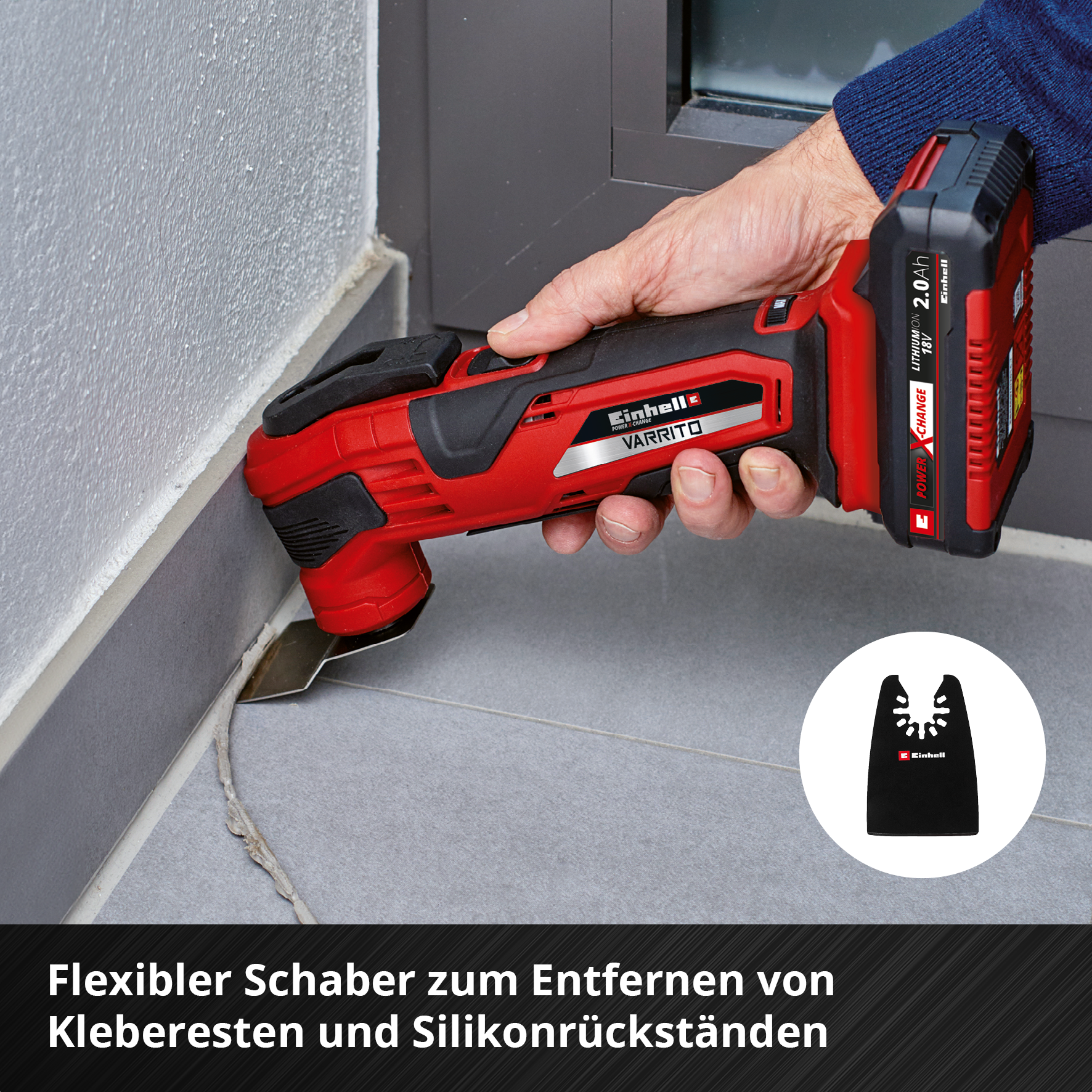 Einhell Multitool-Set mit Universalaufnahme, 6-tlg. 
