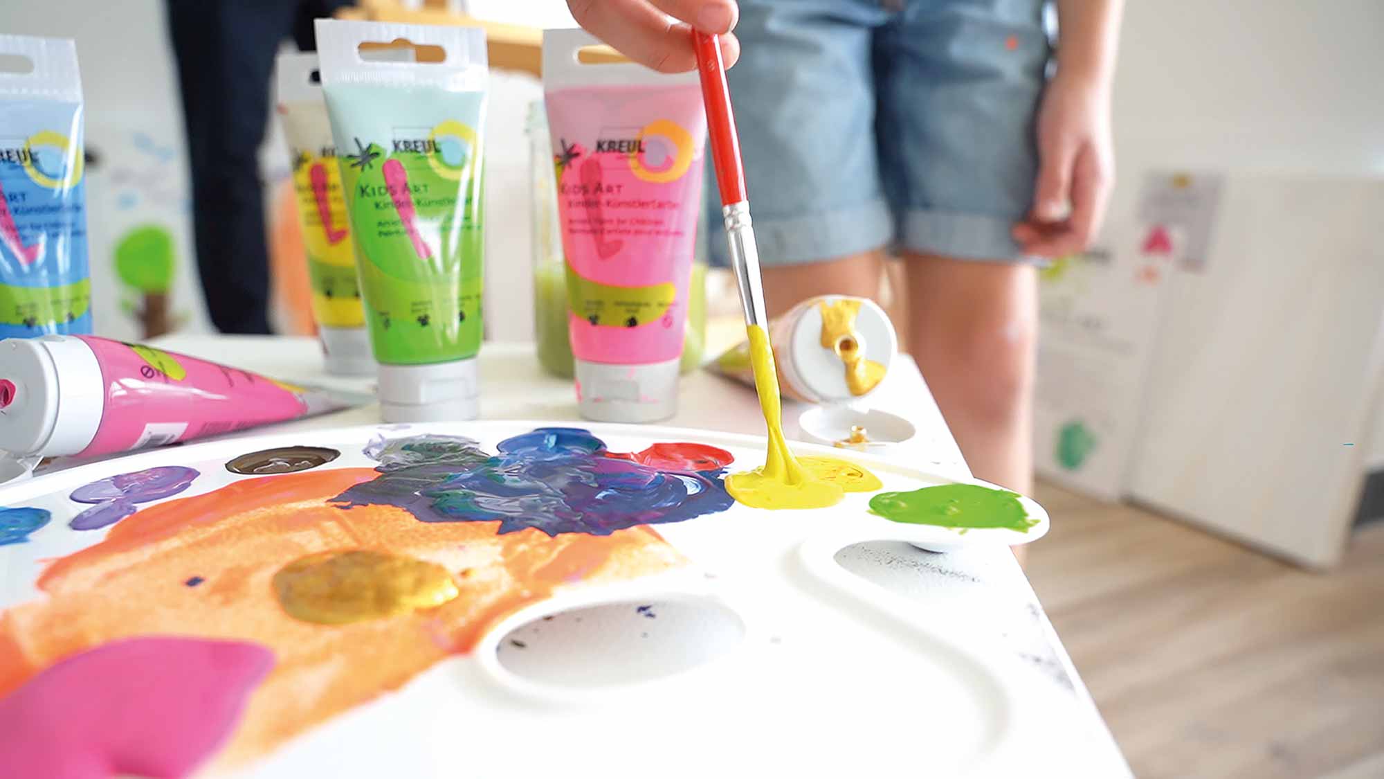 Kreul Kids Art Kinder-Künstlerfarbe, 20 ml, 8er-Set Kreul Kids Art Kinder-Künstlerfarbe, 20 ml, 8er-Set