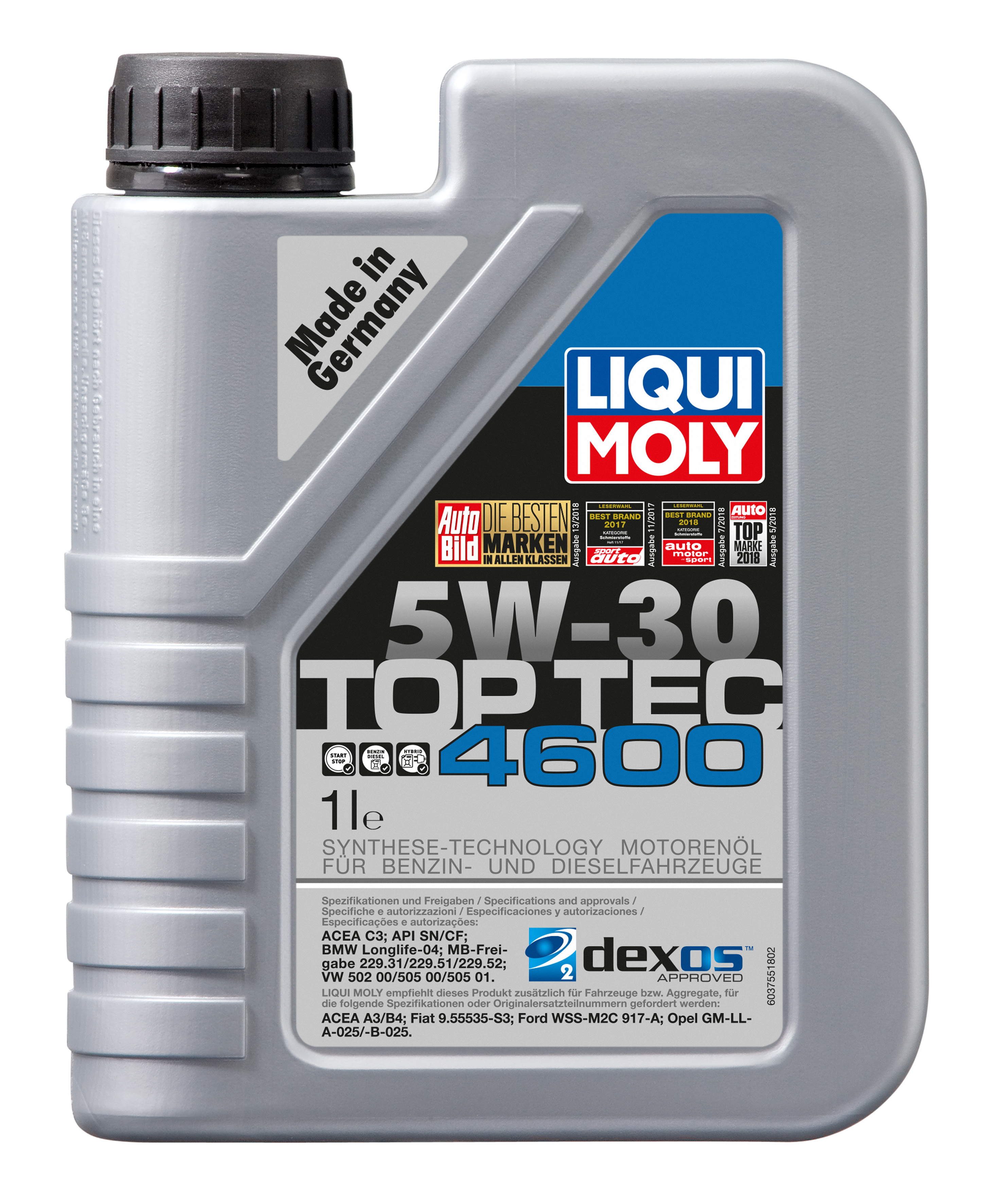 LIQUI MOLY TOPTEC 4600 5W-30 1L