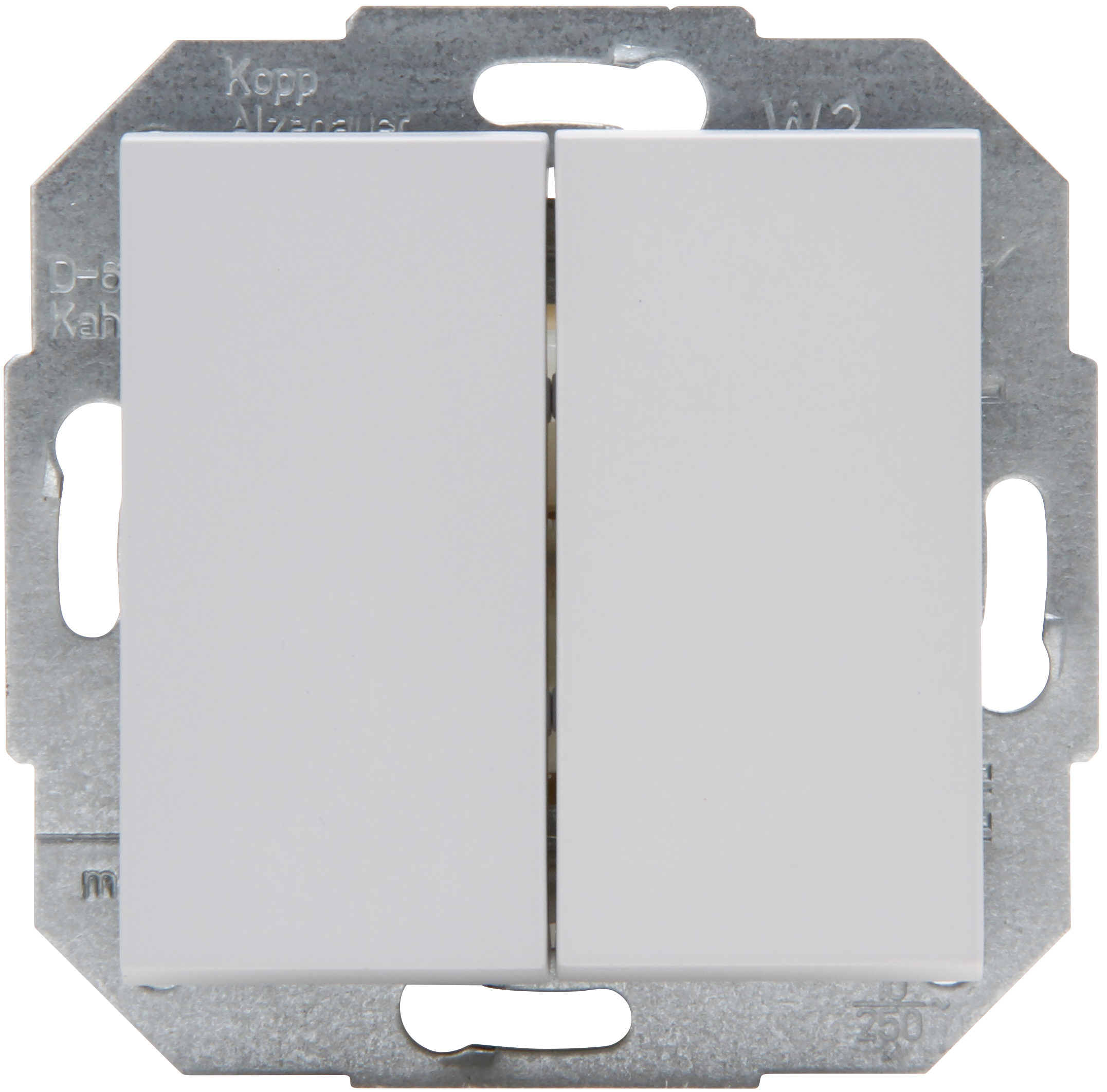 Kopp Athenis Serien-Schalter, grau matt Kopp Athenis Serien-Schalter, grau matt