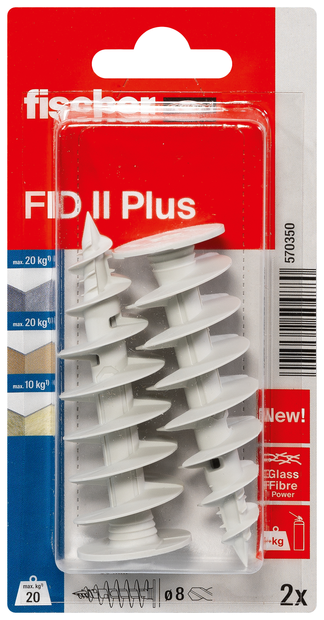 fischer Dämmstoffdübel FID II Plus K (2) fischer Dämmstoffdübel FID II Plus K (2)