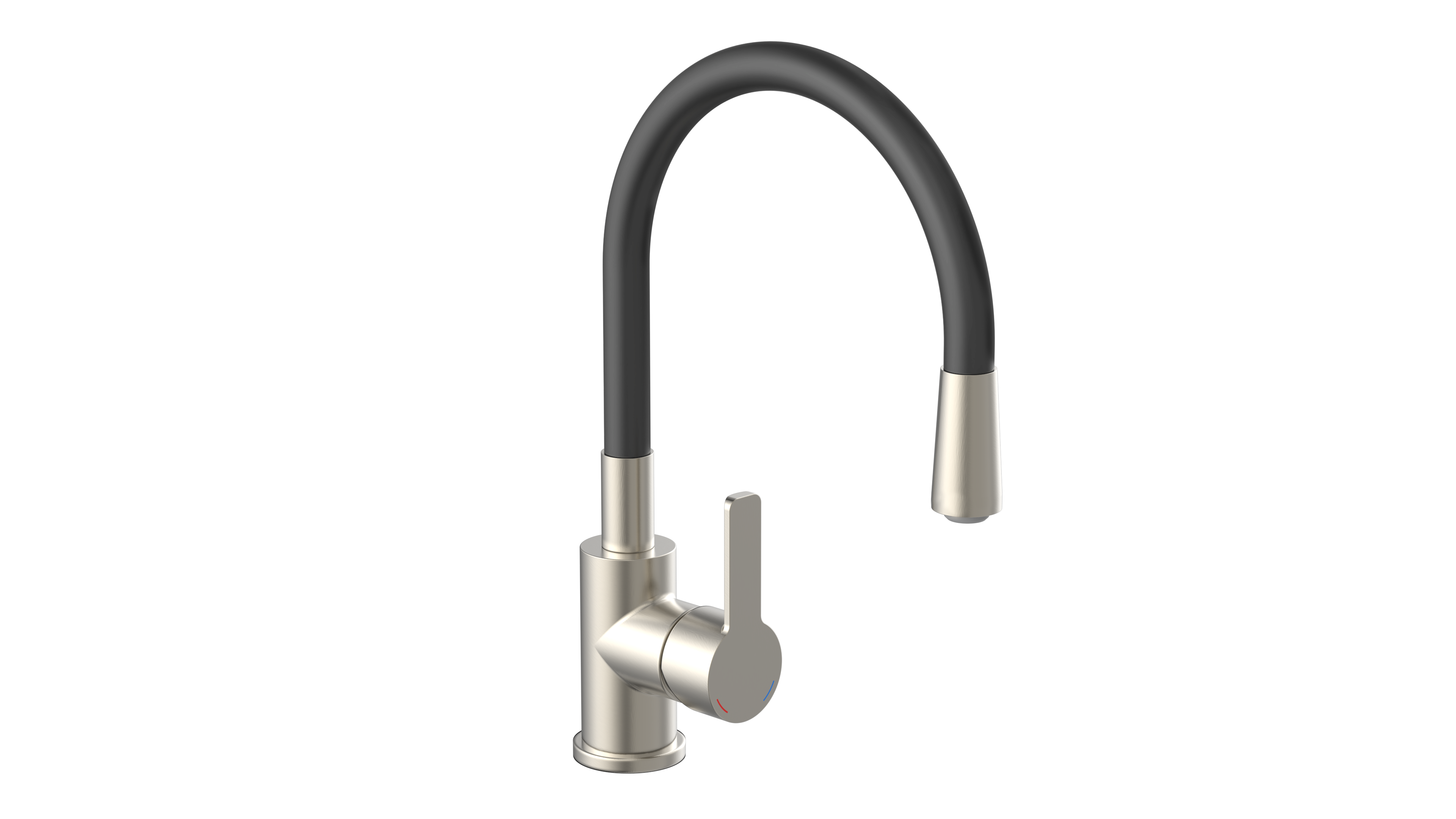 Schütte Spültischarmatur Flexo, Edelstahloptik/Schwarz Schütte Spültischarmatur Flexo, Edelstahloptik/Schwarz