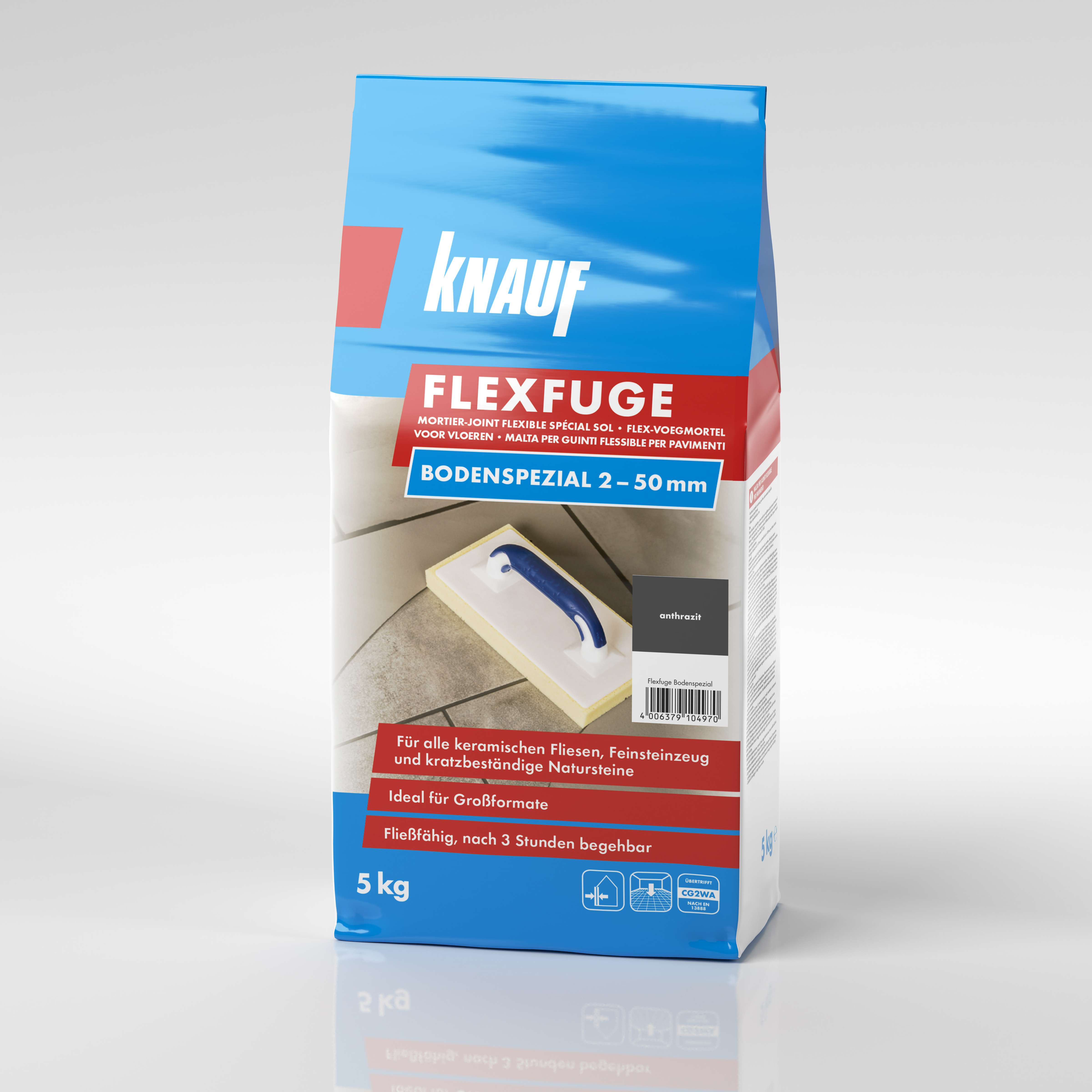 Knauf Flexf. Bodensp. Anthrazit, 5 kg D/F/NL/I