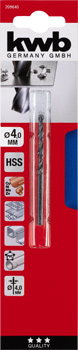 209640-300 Kwb HSS-Spiralbohrer 4,0 mm