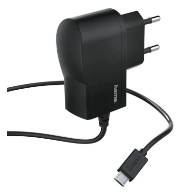 hama-hama-ladeadapter-4047443310842 Hama Ladegerät, Micro-USB, 1A, schwarz