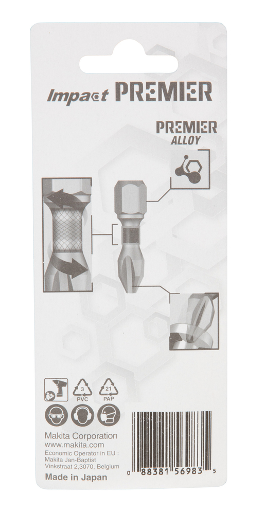 Makita Torsion Bit PZ1 Impact Premier