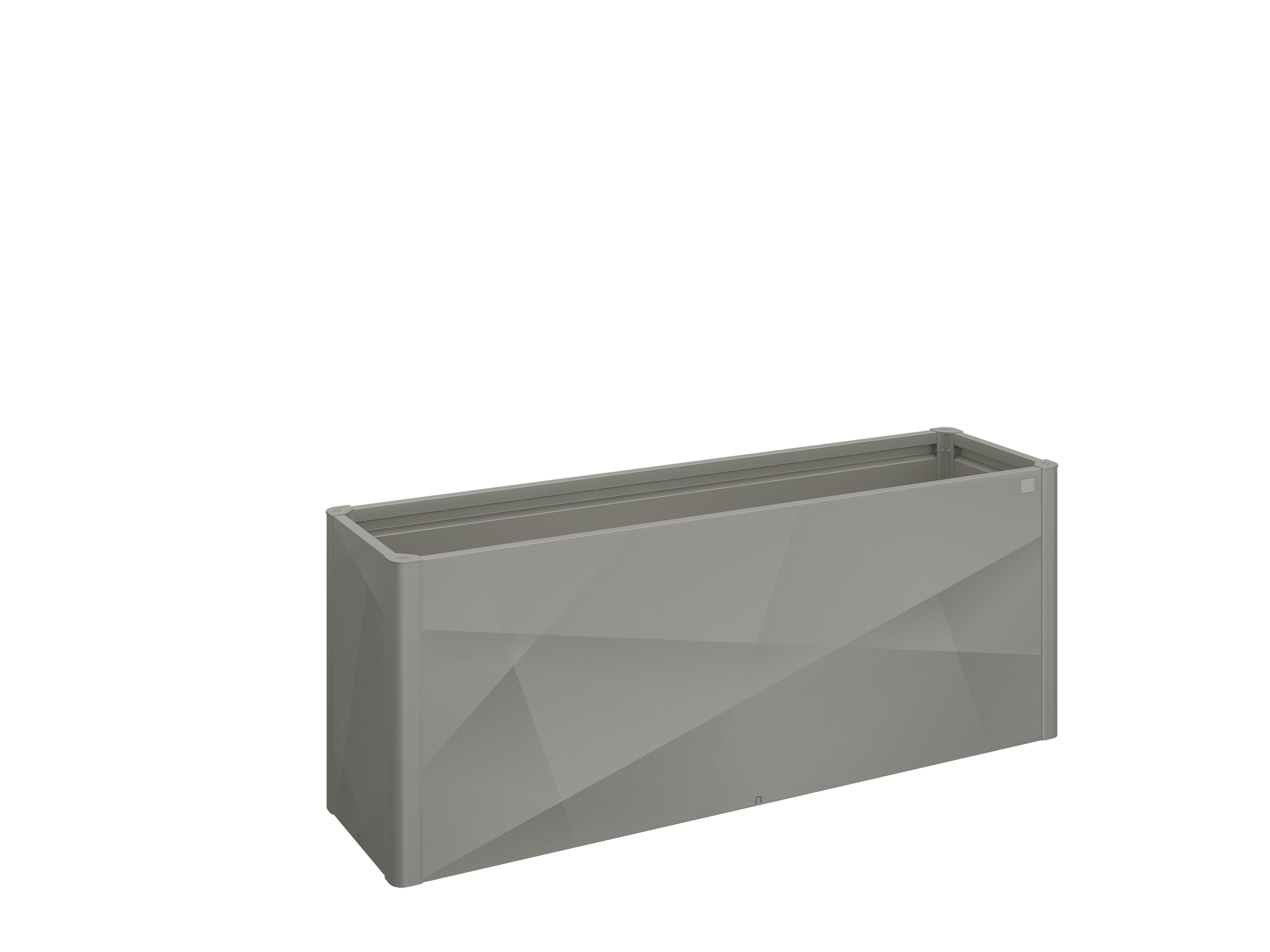 Biohort Hochbeet 2 x 0,5 x-design, quarzgrau-metallic