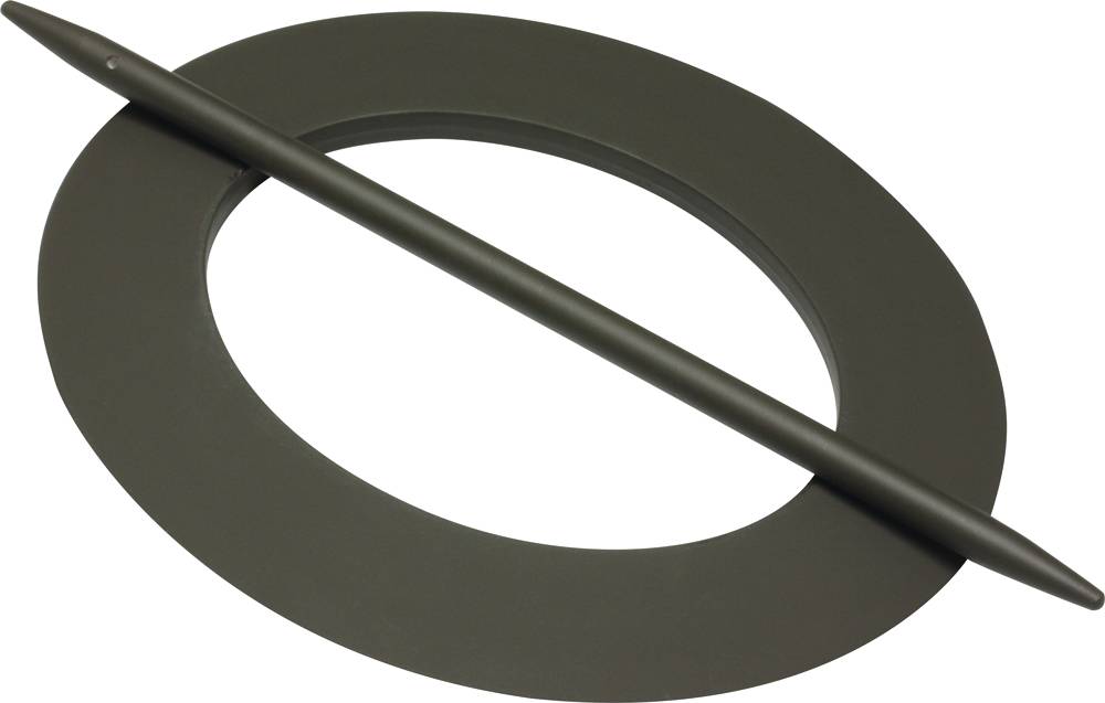 272927_01 GARDINIA DEKORING OVAL KST. DUNKELBRAUN