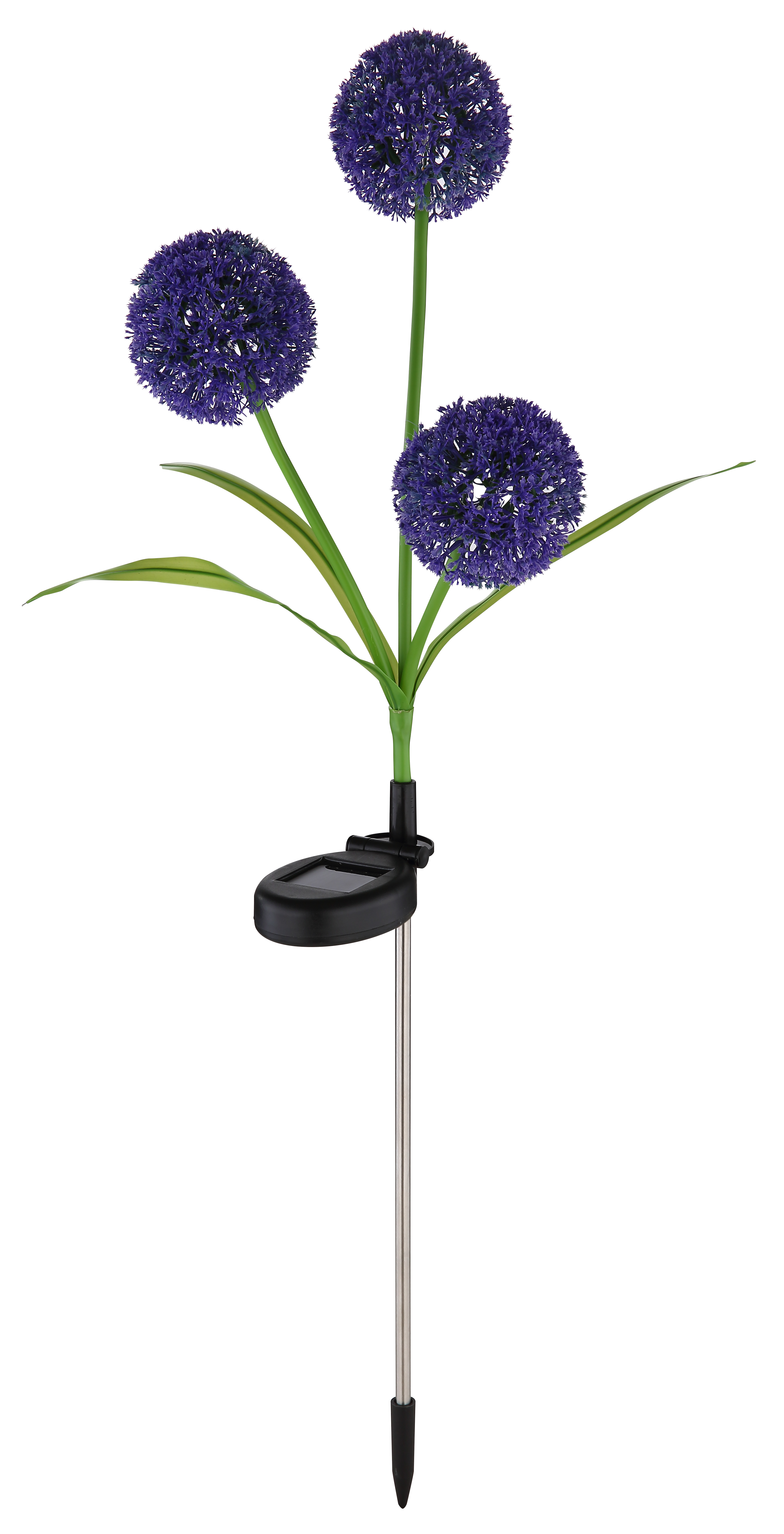 Globo Solarleuchte edelstahl, 3 x LED Globo Solarleuchte edelstahl, 3 x LED