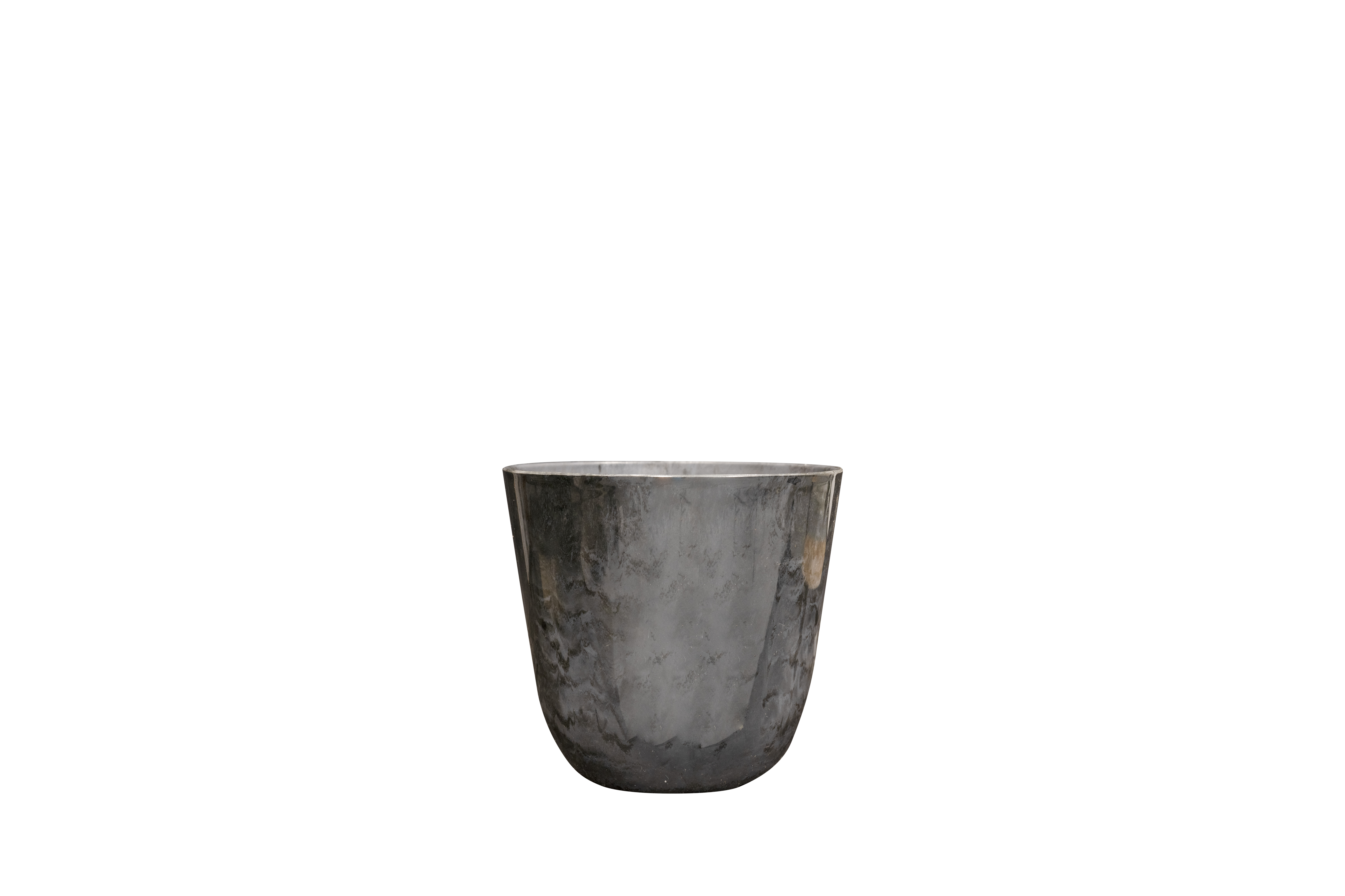 TS Topf Palermo marble grey, Ø17 H15