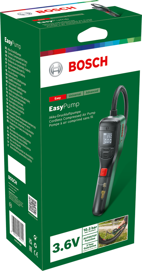 Bosch Akku-Druckluftpumpe Easypump 3,6V