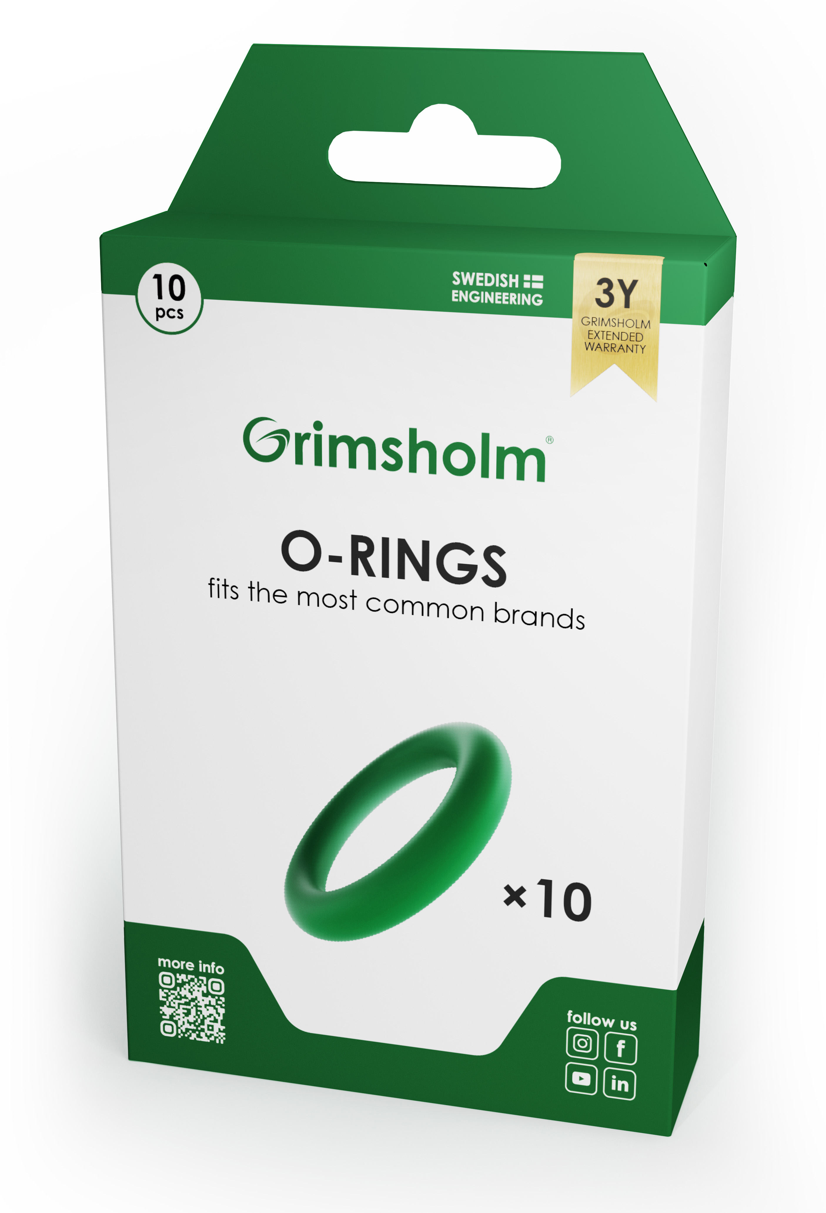 Grimsholm O-Ring-Set, 10 Stück
