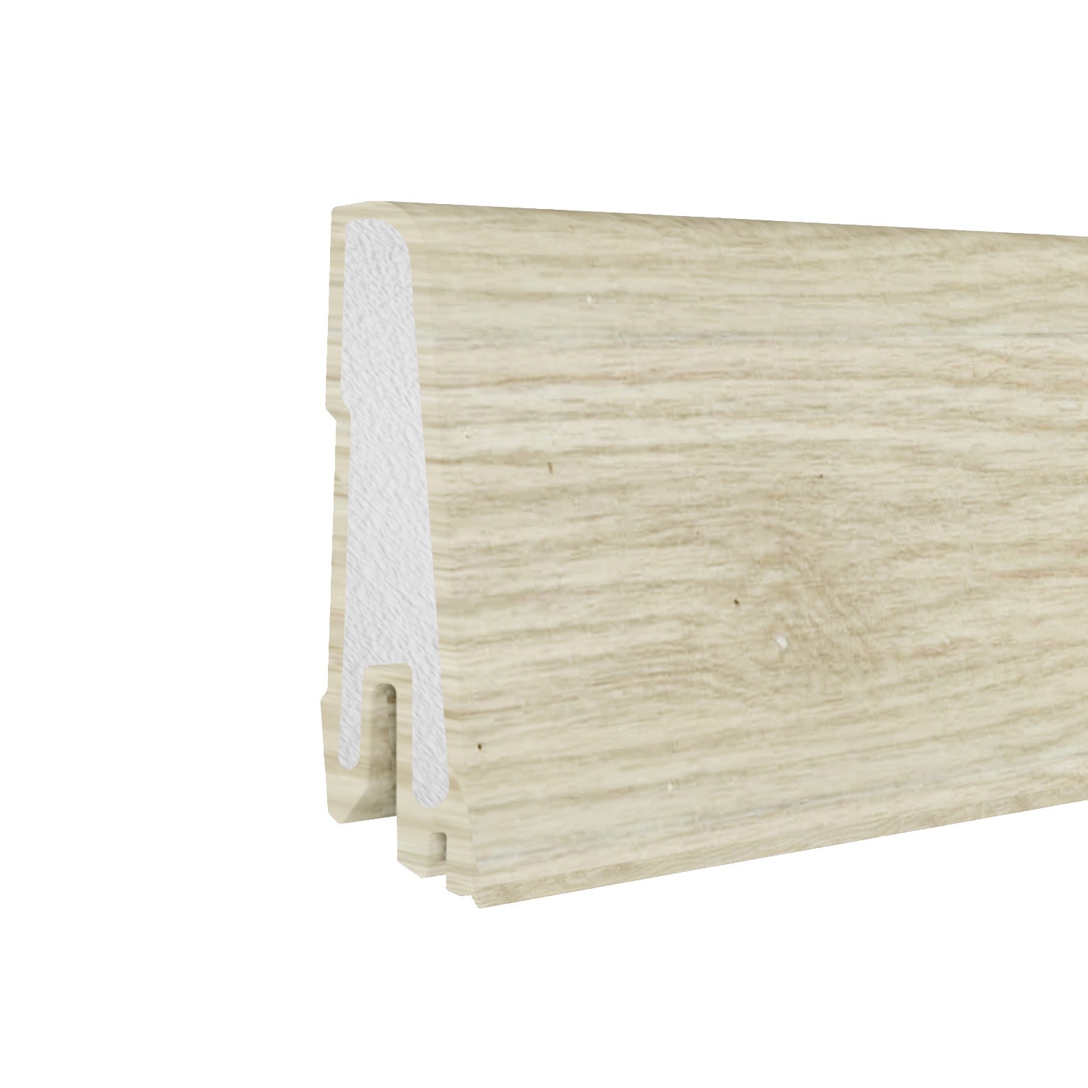 Döllken Hartschaum-Sockelleiste Modern 60 Clip, eiche kiental