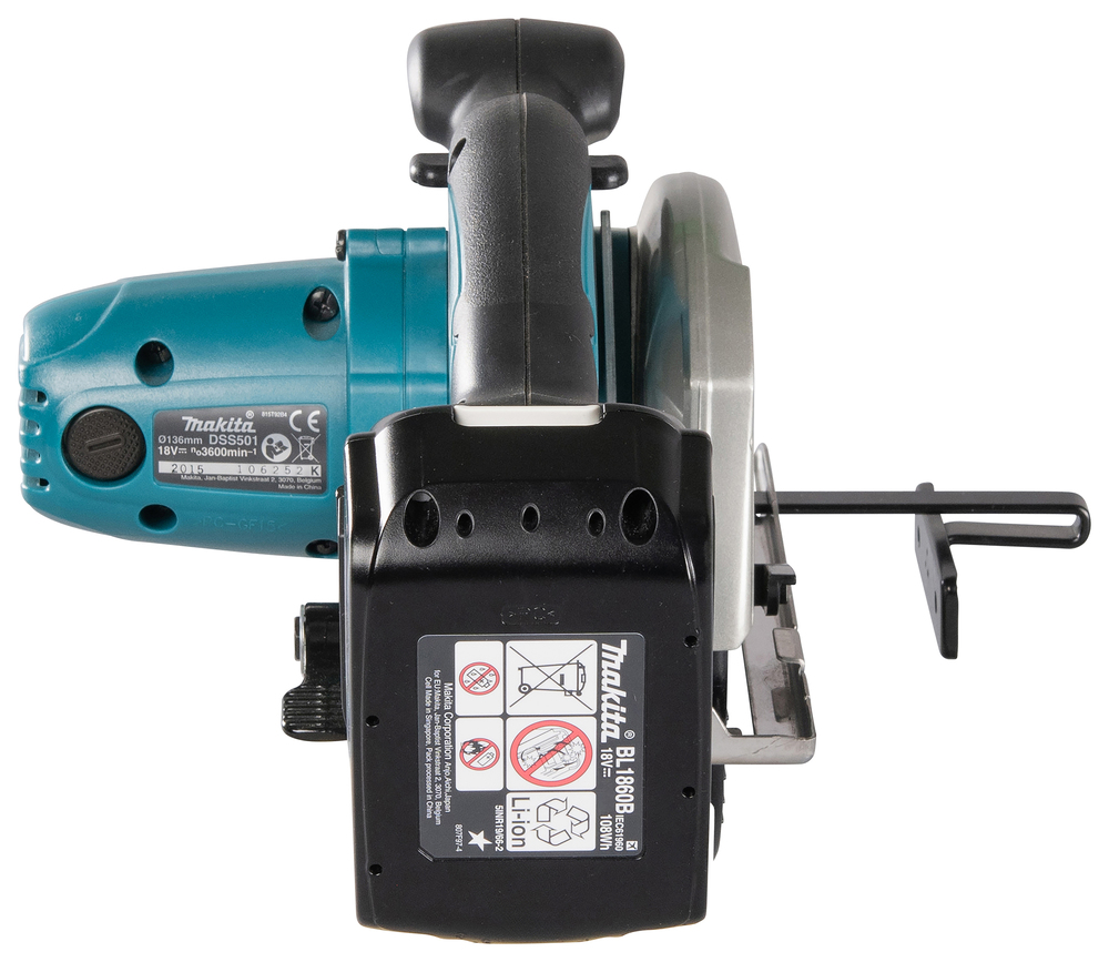 Makita Akku-Handkreissäge DSS501, 51 mm (Ohne Akku, ohne Ladegerät)