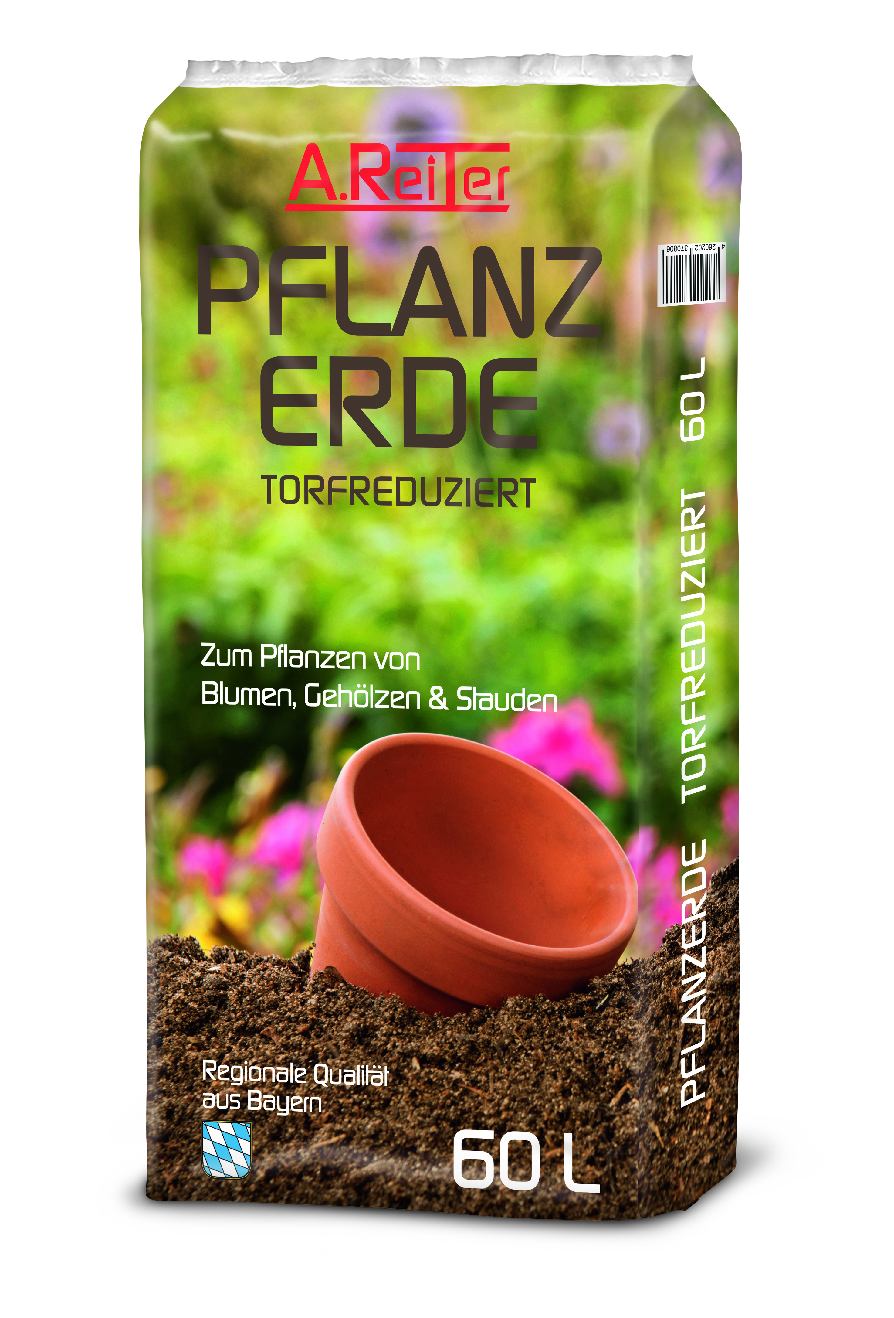 A. Reiter Pflanzerde, 60 Liter