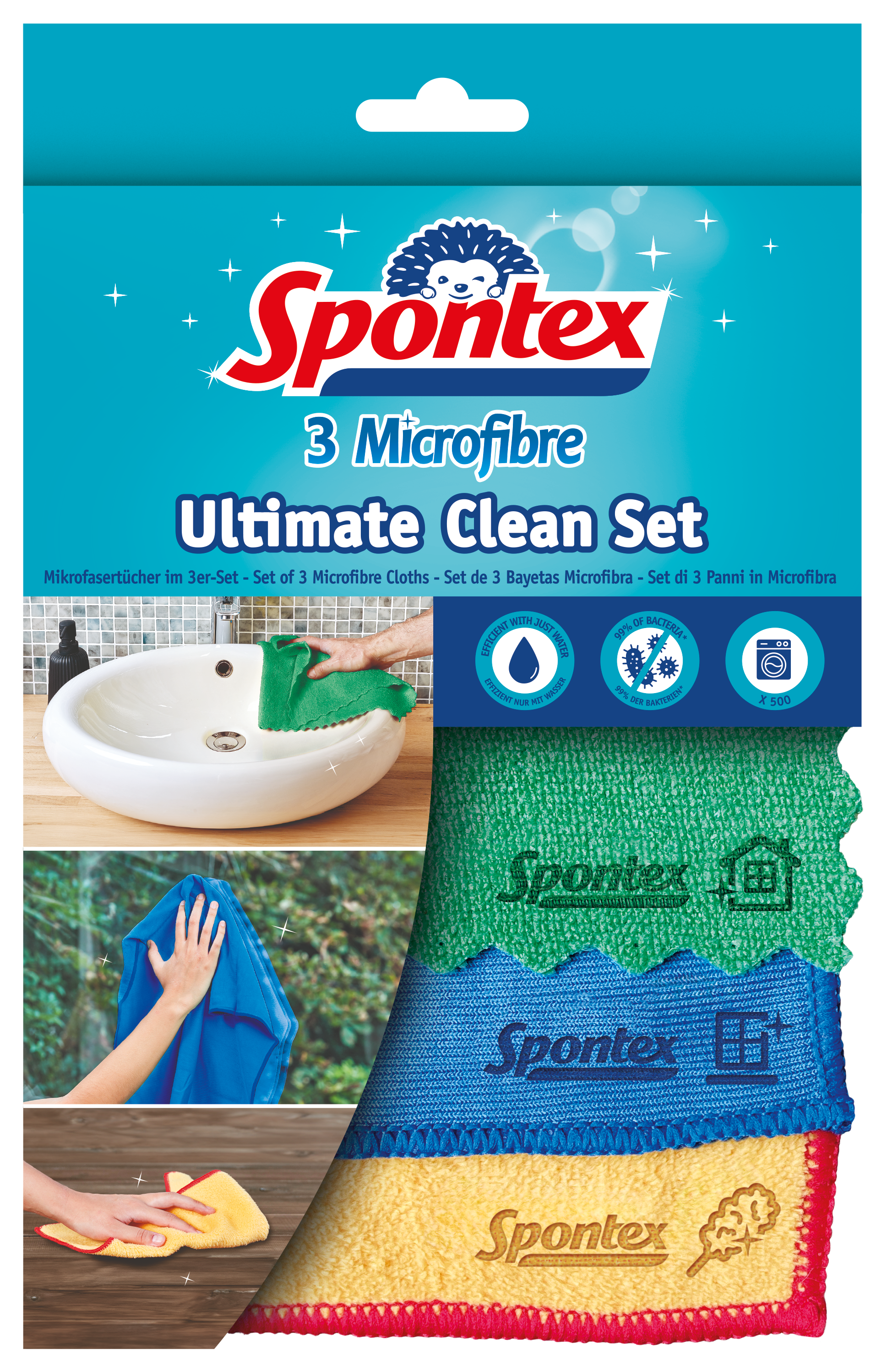 Spontex Ultimate Clean Set, 3 St. Spontex Ultimate Clean Set, 3 St.