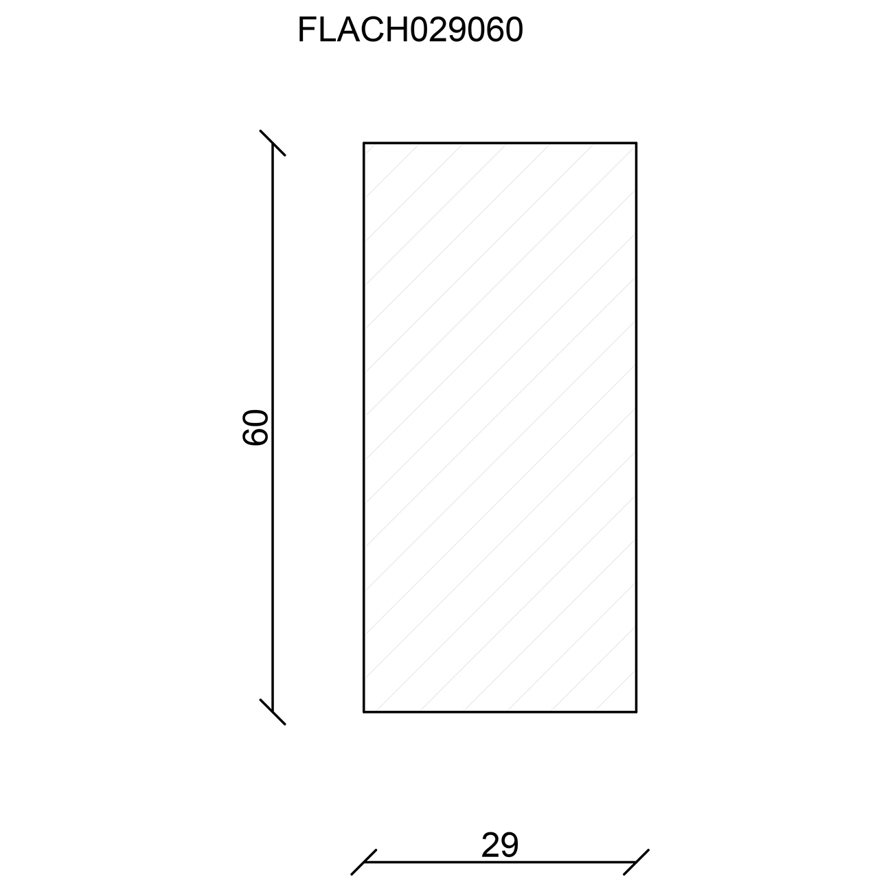 544259-Querschnitt Neuhofer Flachleiste, Fichte/Kiefer astrein roh