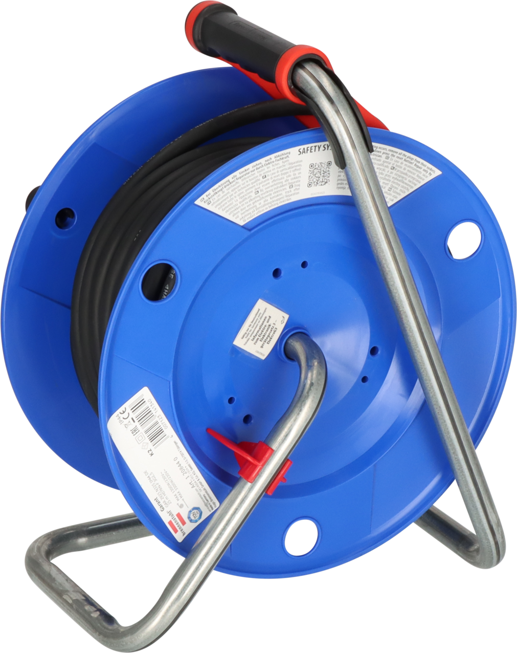 Brennenstuhl Garant IP44 Gewerbe-/Baustellen-Kabeltrommel, 25 m Kabel