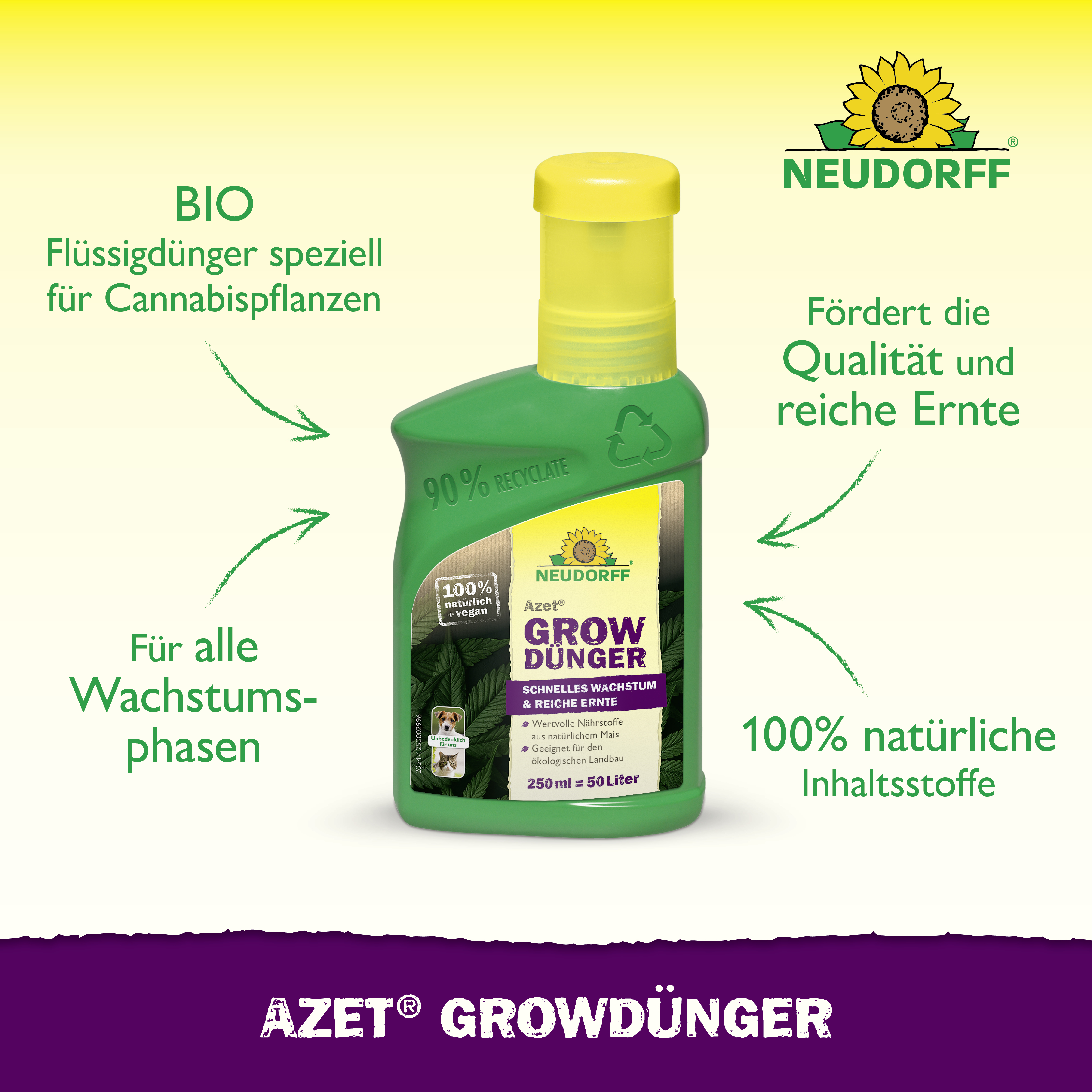 Neudorff Azet GrowDünger, 250 ml