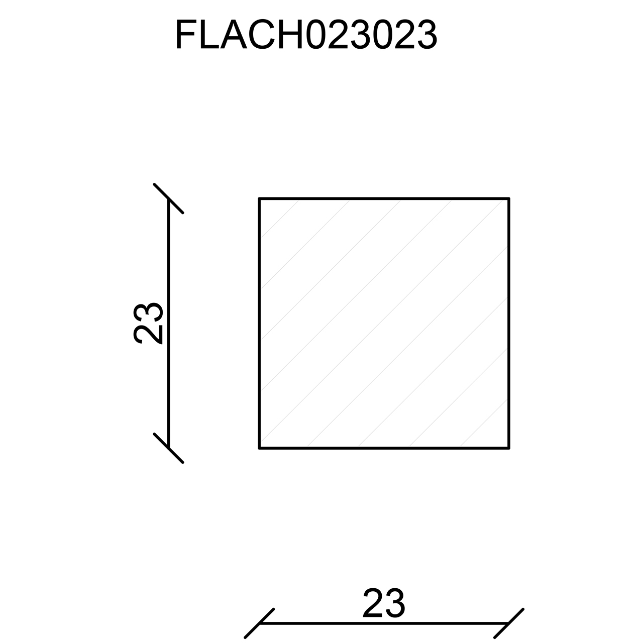544237-Querschnitt Neuhofer Flachleiste, Fichte/Kiefer astrein roh