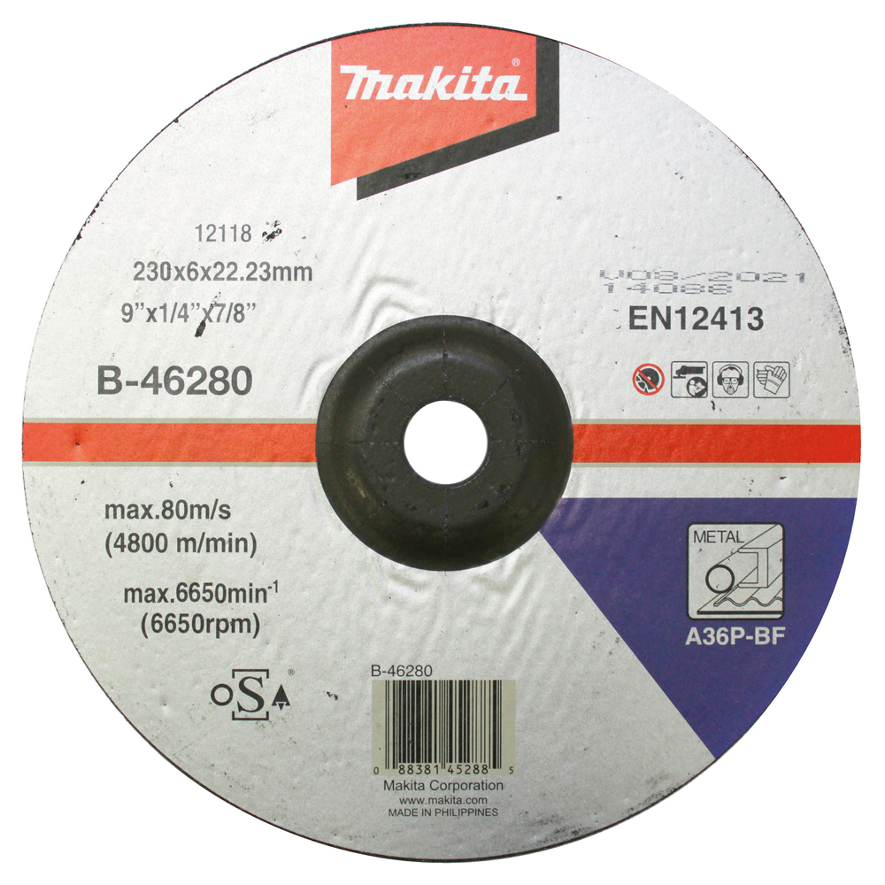 Makita Schruppscheibe, 230 x 6 mm Makita Schruppscheibe, 230 x 6 mm