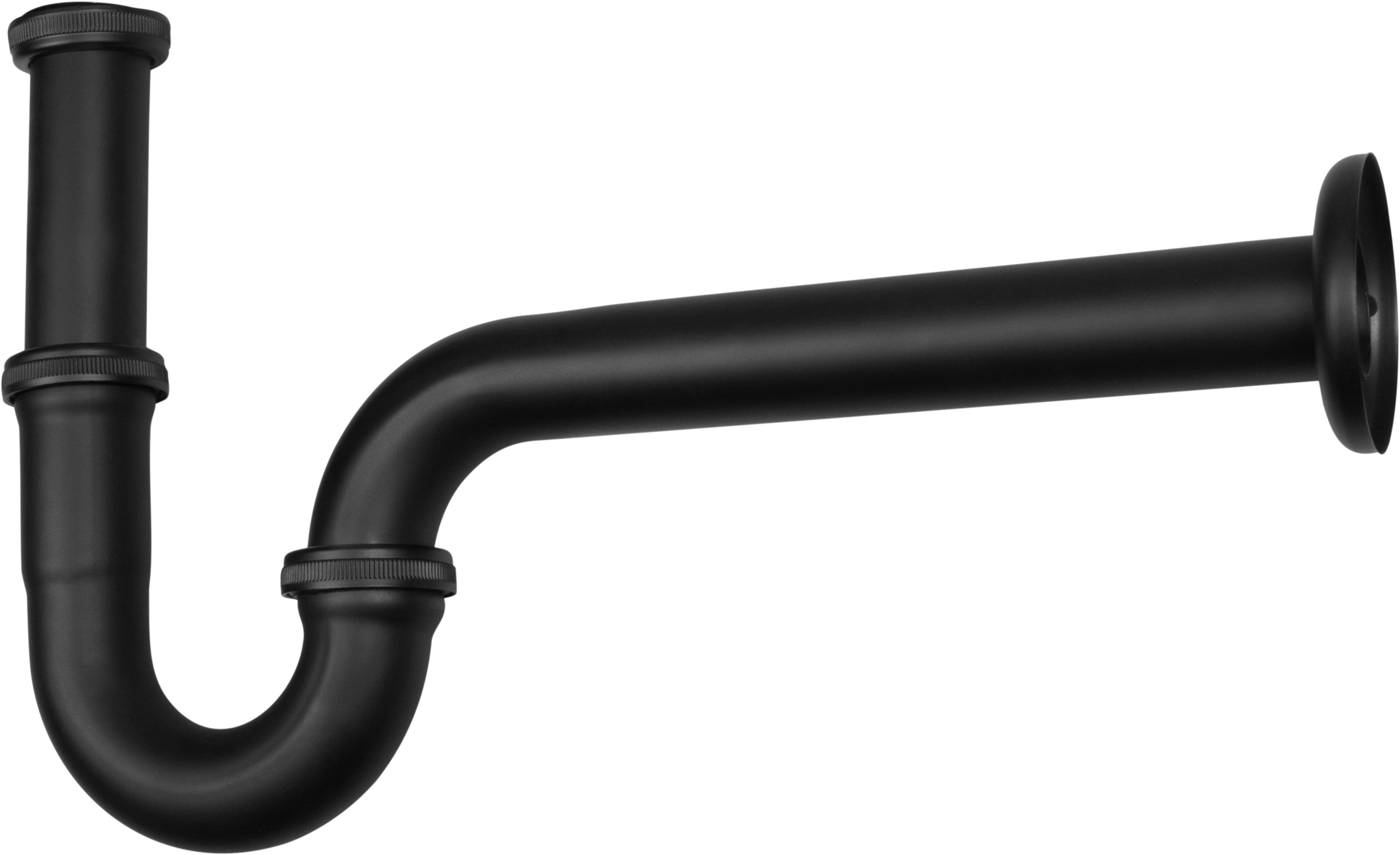 Cornat Röhren-Geruchverschluss, 1 1/4",  32 mm, schwarz Cornat Röhren-Geruchverschluss, 1 1/4",  32 mm, schwarz