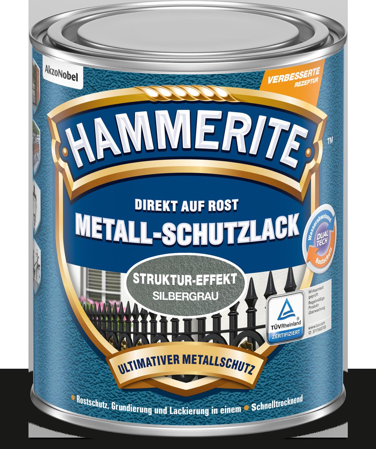 HAMMERITE  STRUKTUR-EFFEKT SILBERGRAU 0,75L