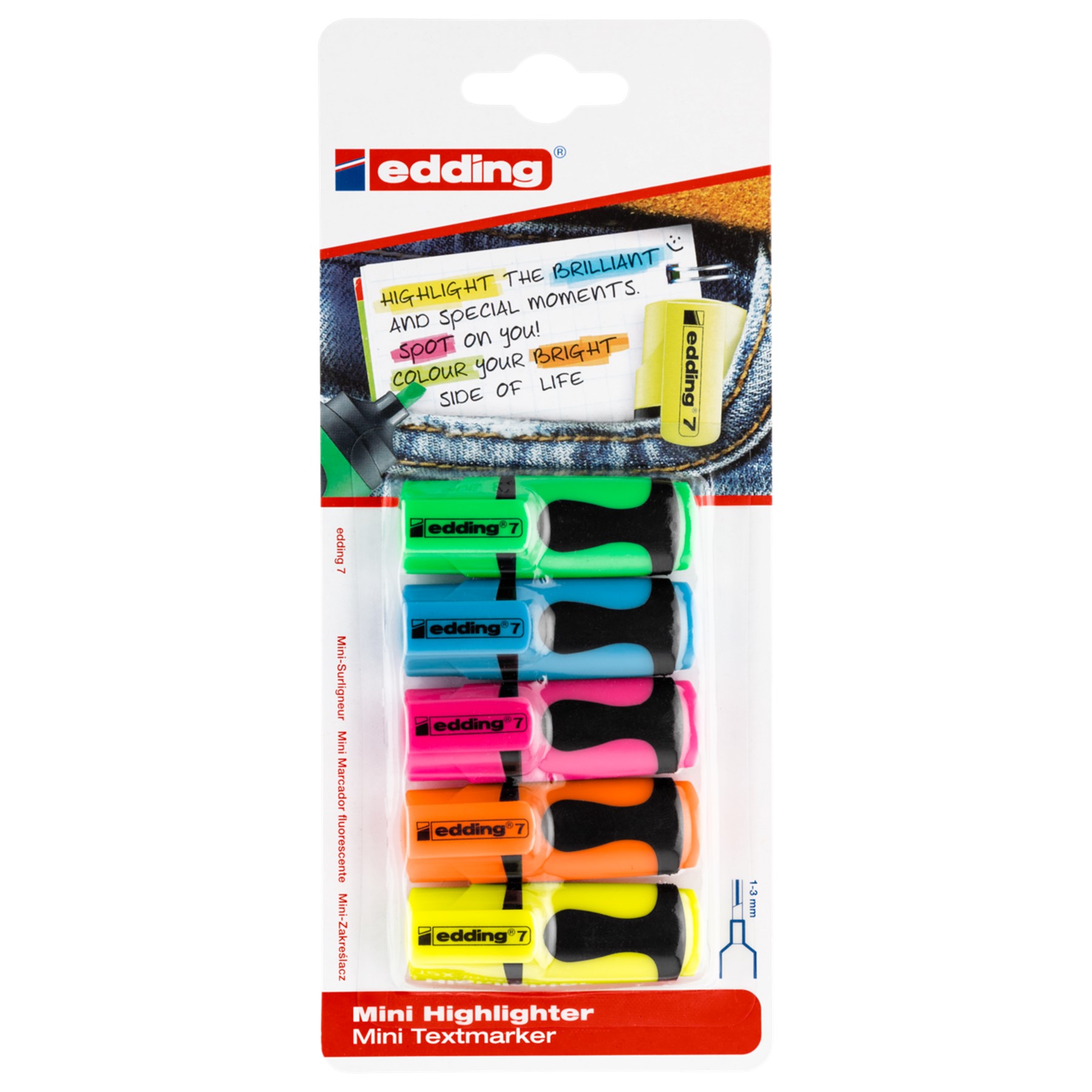 e-7-Mini-Textmarker_4004764958795 Edding 7/5 mini highlighter