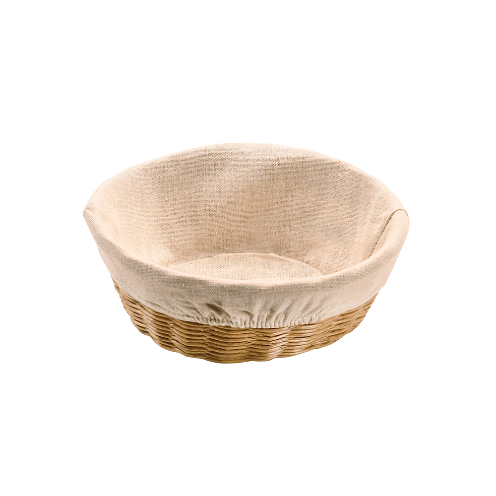 Kesper Brotkorb, Kunststoff, mit Textilfutter, 24 x 24 x 9 cm, rund Kesper Brotkorb, Kunststoff, mit Textilfutter, 24 x 24 x 9 cm, rund