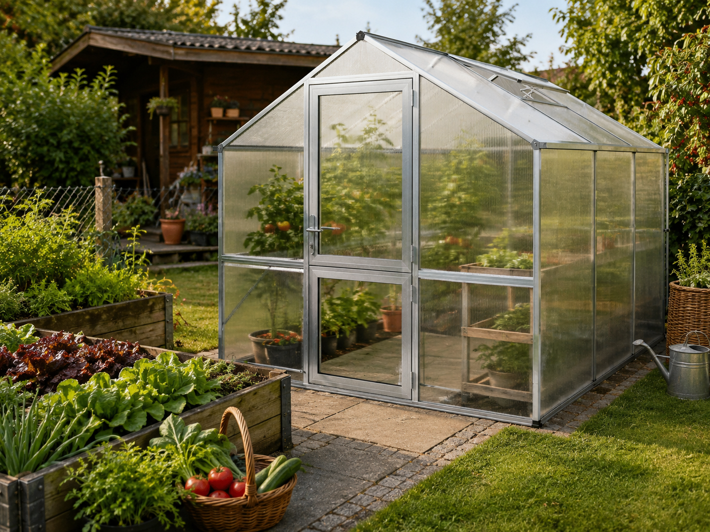 KGT Gewächshaus Rose III, pressblank