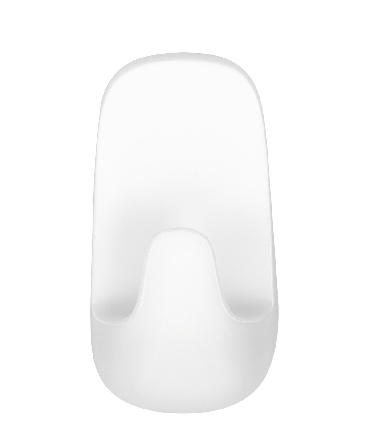 tesa_PS_Waterproof_hooks_59781_front_pr tesa Powerstrips Selbstklebeneder Haken Waterproof Large, Plastik weiß