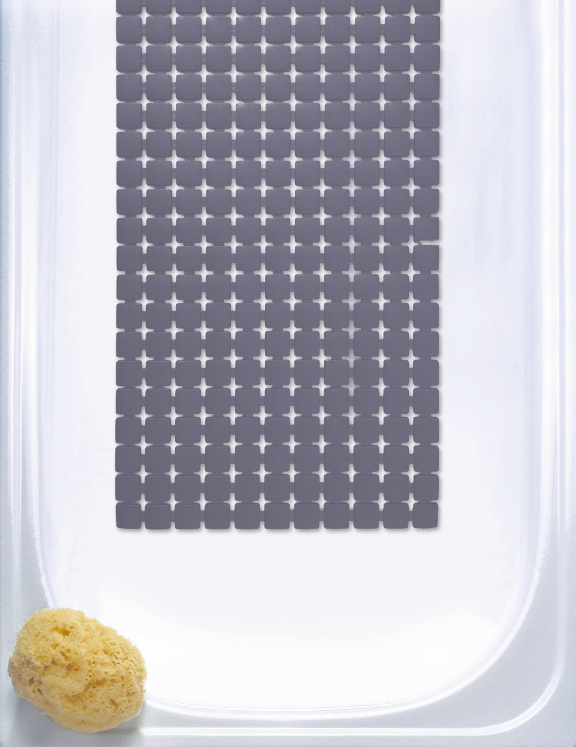 Ridder Badewanneneinlage Nevis ca. 39x68 cm, grau, PP / TPE Ridder Badewanneneinlage Nevis ca. 39x68 cm, grau, PP / TPE