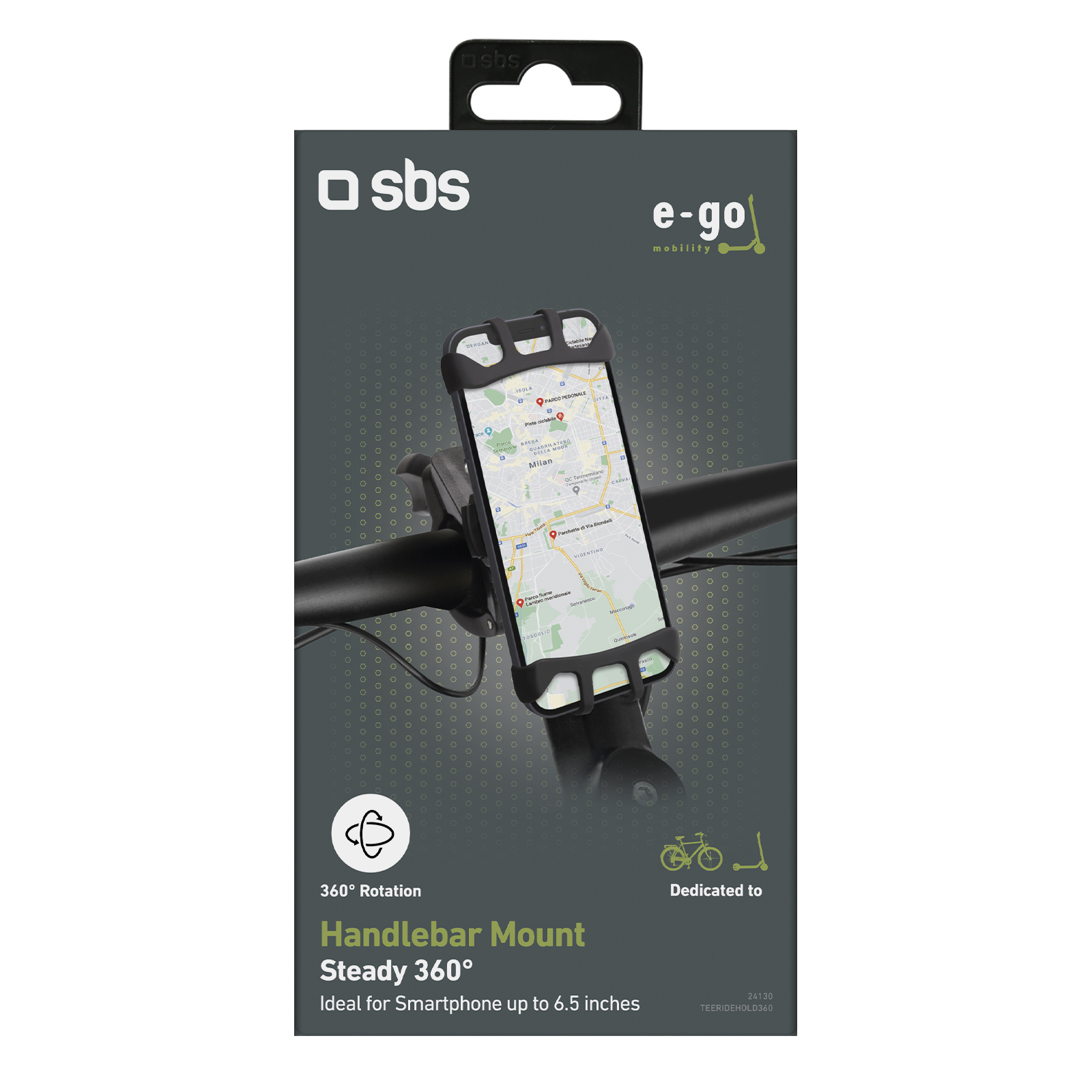 SBS 360° Handyhalter für Fahrrad und Roller SBS 360° Handyhalter für Fahrrad und Roller