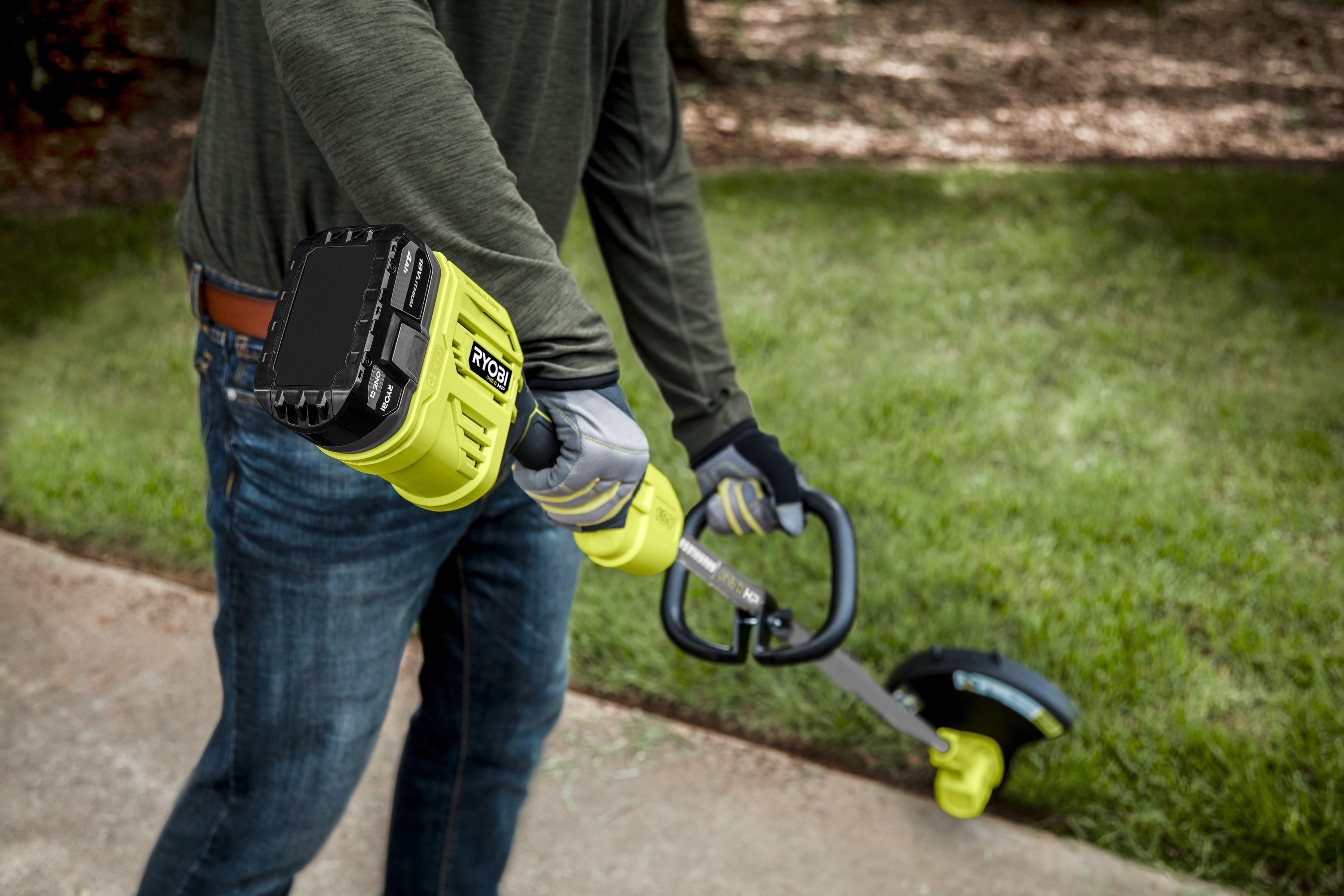 Ryobi 18 V ONE+ HP Brushless Akku-Rasentrimmer RY18LTX33A-0, ohne Akku und Ladegerät