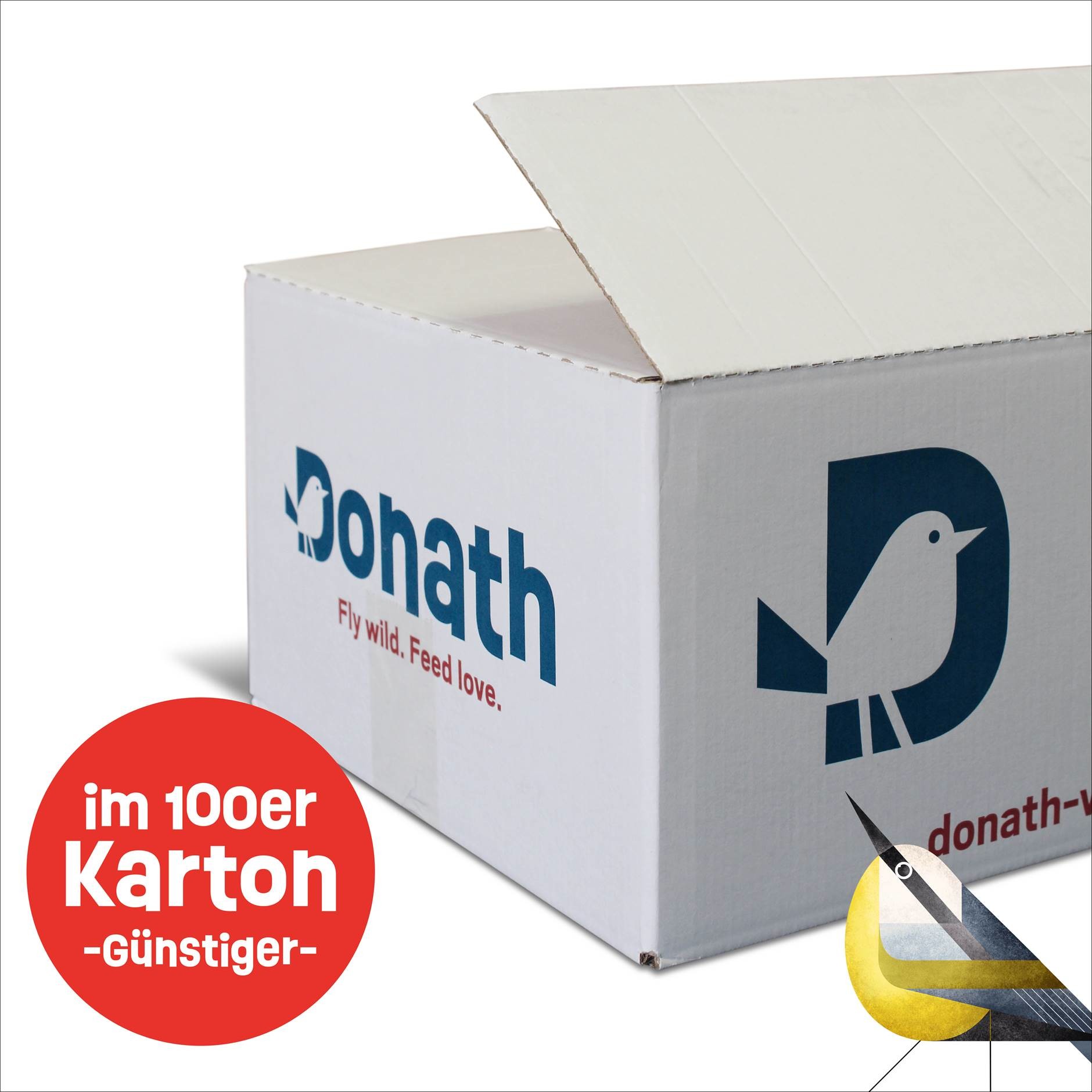 Donath Energie-Knödel-Klassisch- Ohne Netz, 100 x 100 g