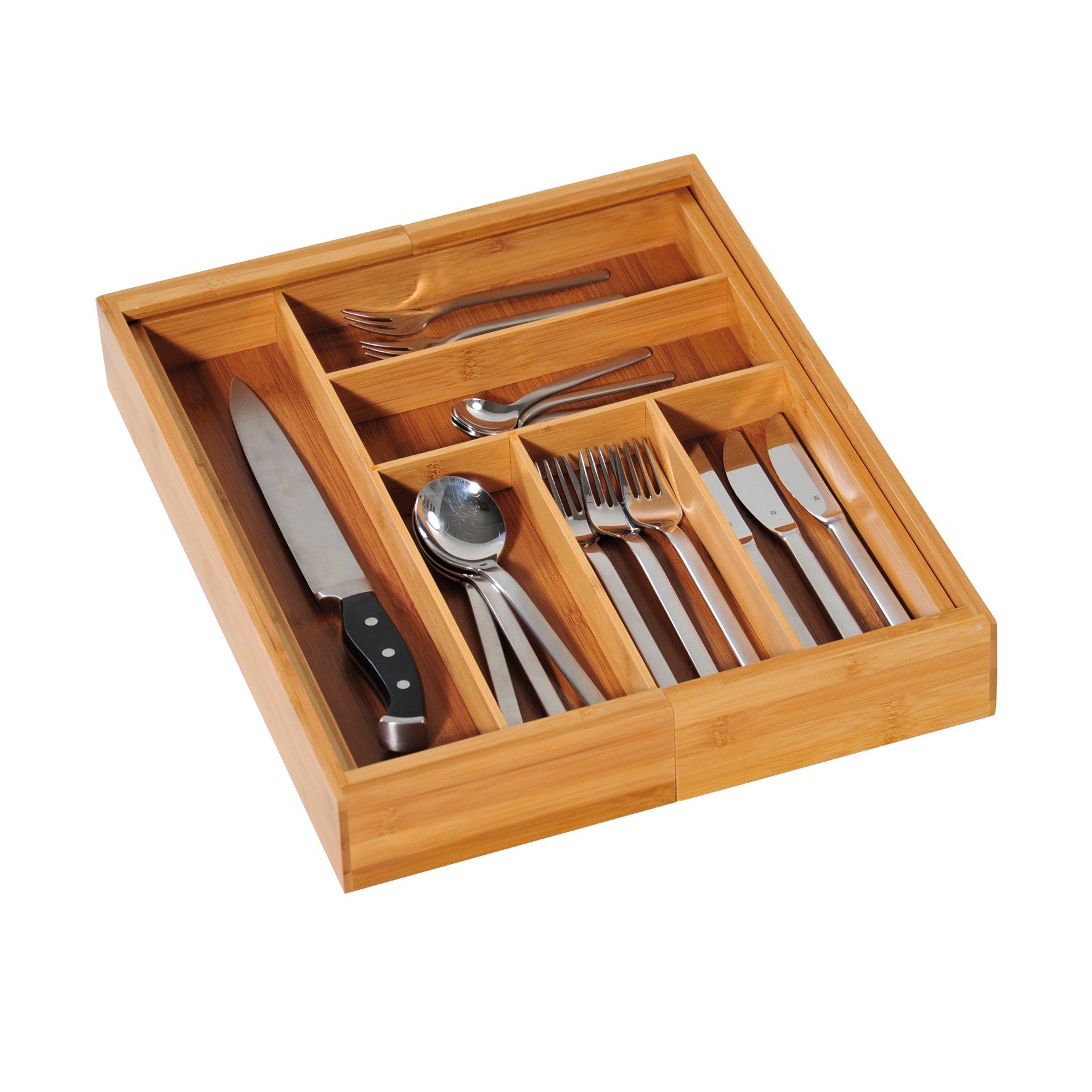 Kesper variabler Besteckkasten, FSC-Bambus, 35 – 57 x 43 x 6 cm Kesper variabler Besteckkasten, FSC-Bambus, 35 – 57 x 43 x 6 cm