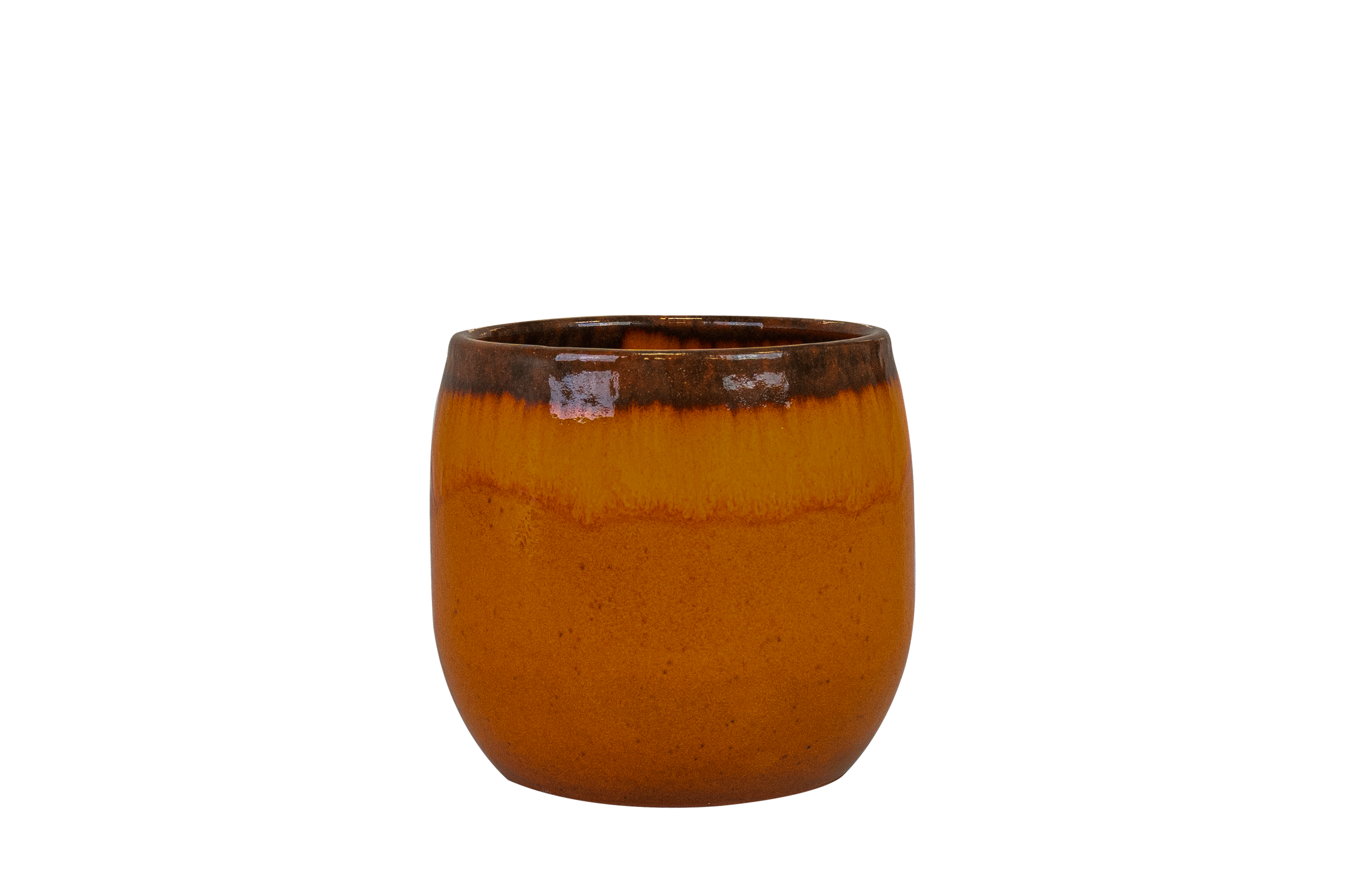 TS Blumentopf Charlotte orange, Ø19 H16 TS Blumentopf Charlotte orange, Ø19 H16