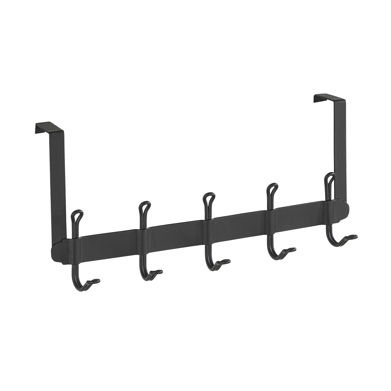 703884-Tu-rgarderobe-Nostalgie-schwarz-matt_FS_02 WENKO TÜRGARDEROBE NOSTALGIE SCHWARZ MATT